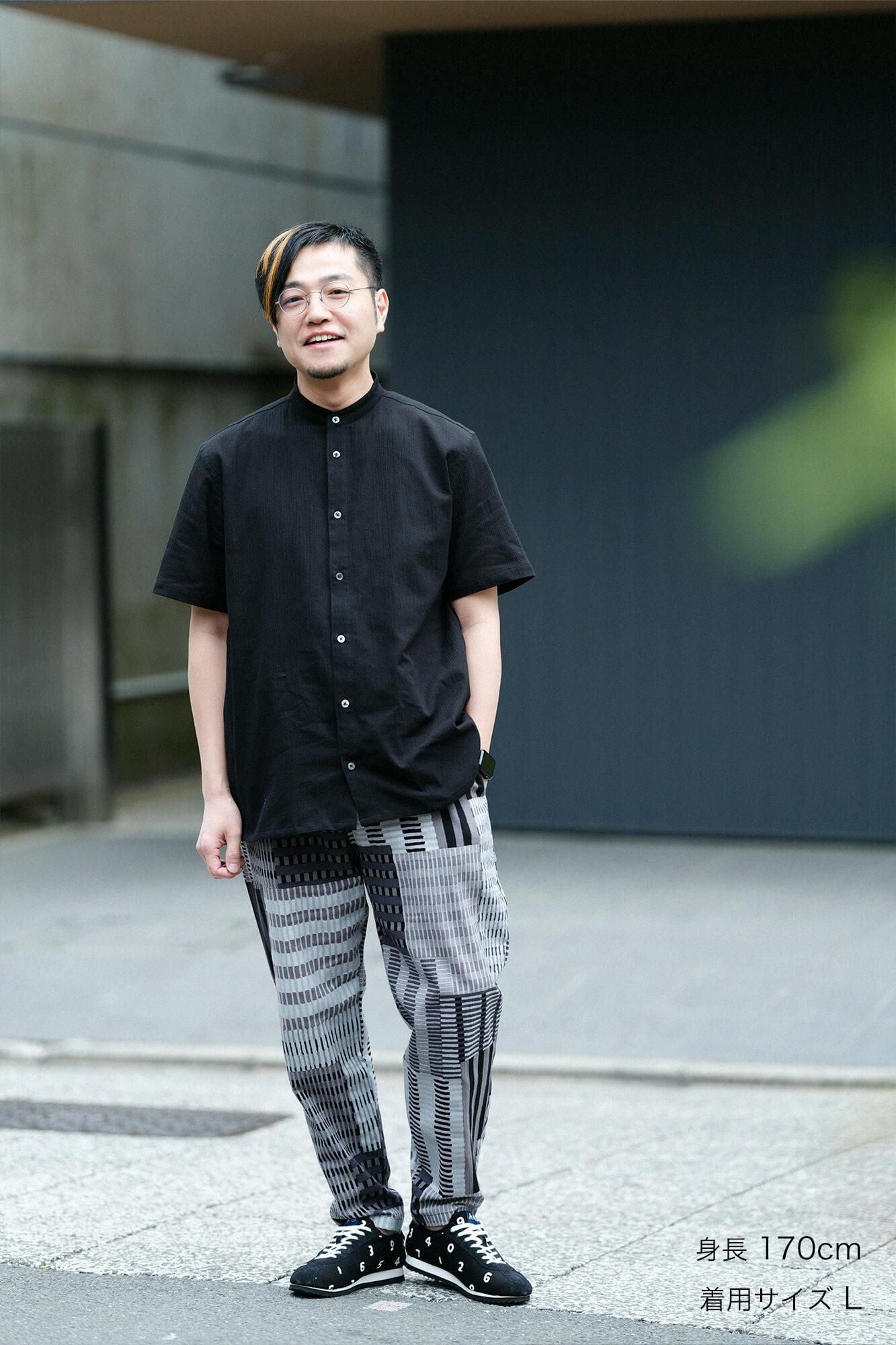 【官網限定】高島縮棉 20/20休閒窄管長褲/摩天大樓