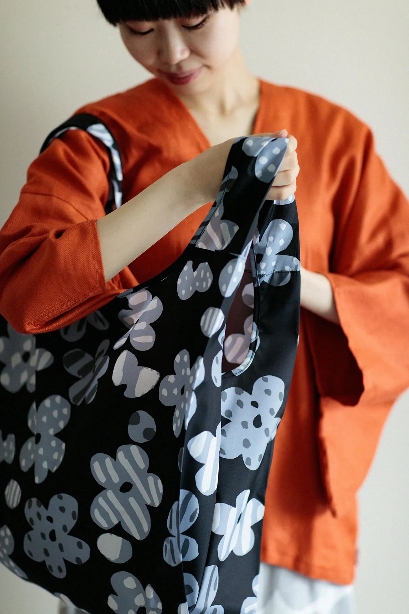 SOU・SOU×Marushin Eco Bag/Shiragiku