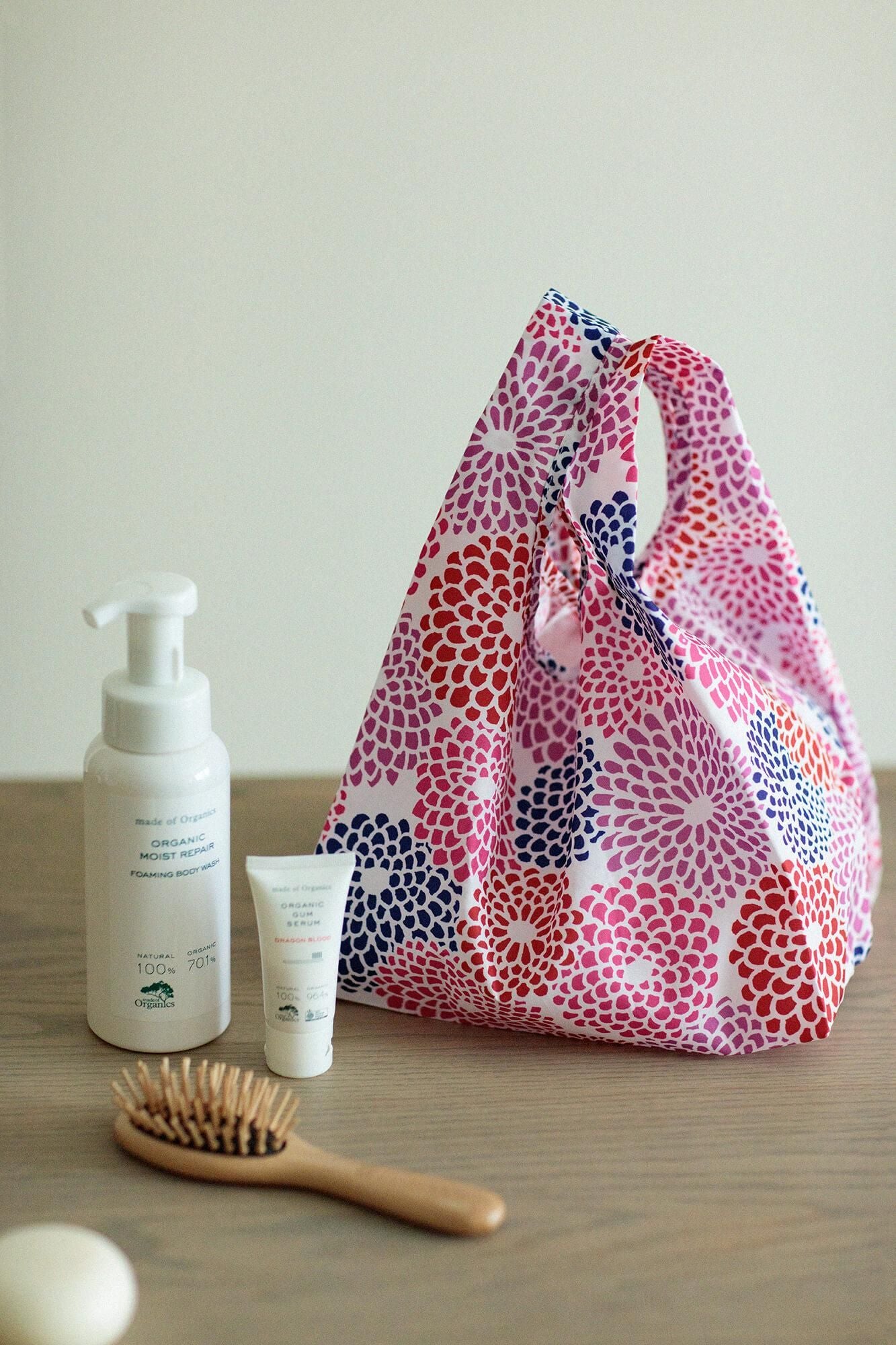 SOU・SOU× 마루신 미니 에코 백/국화