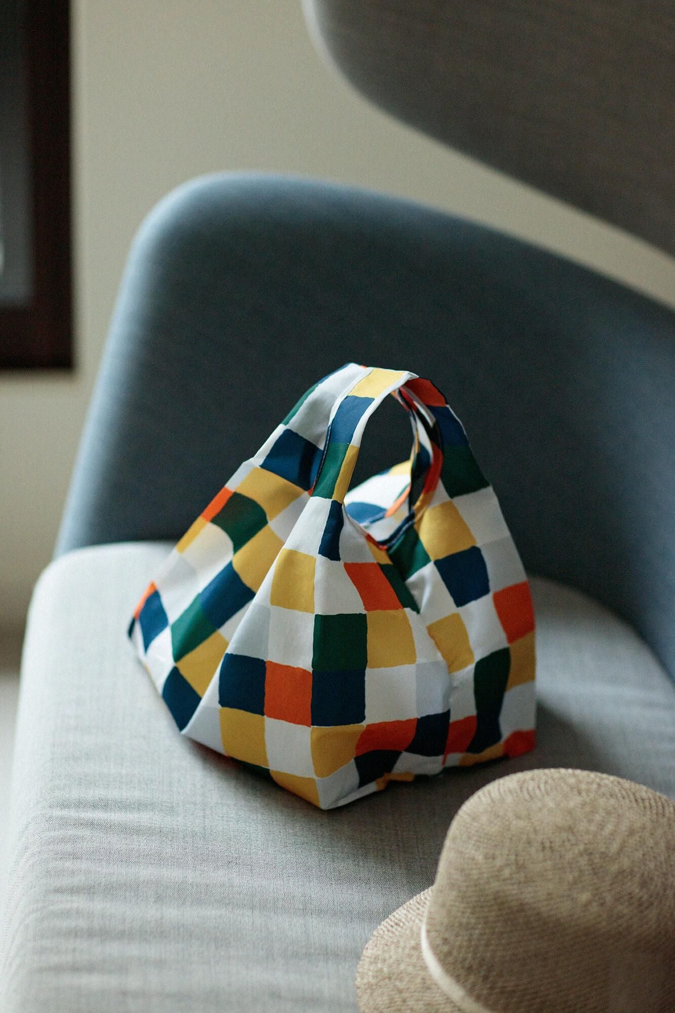 SOU・SOU×丸眞 ミニエコバッグ／日々（ひび）