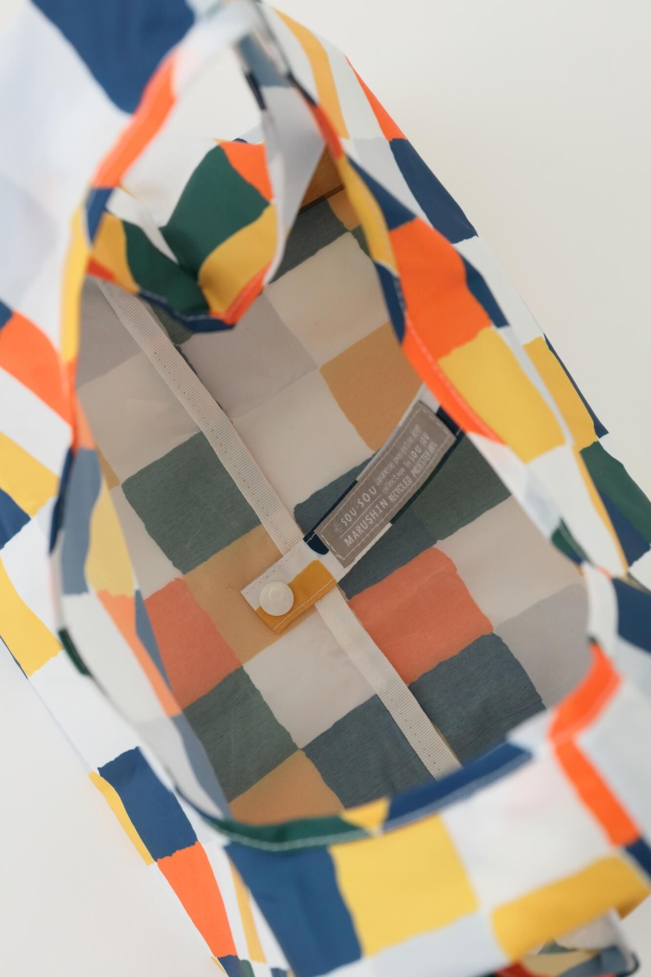 SOU・SOU×丸眞 ミニエコバッグ／日々（ひび）