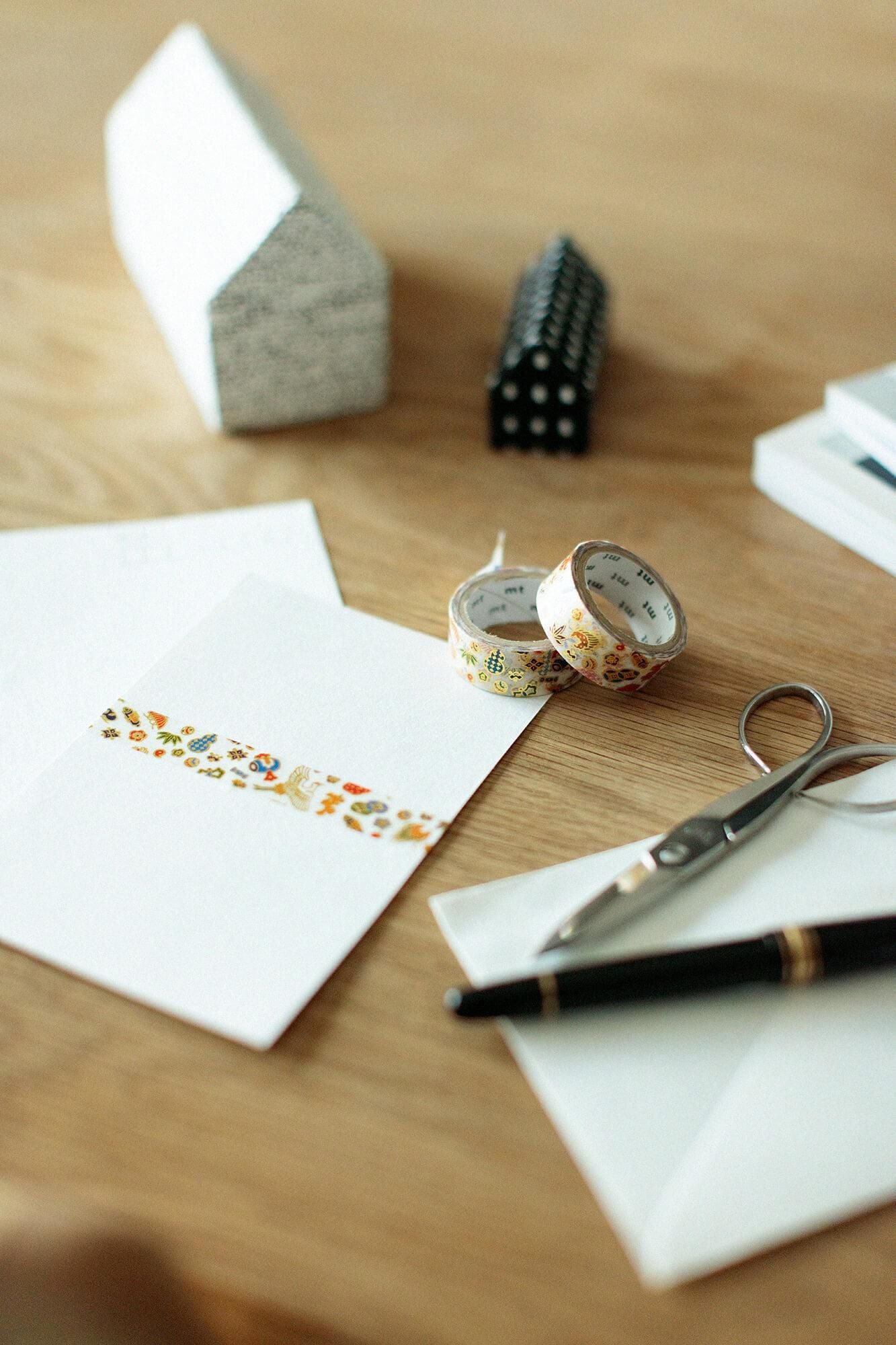  SOU・SOU×mt圖案紋樣・紙膠帶 燙金／彌榮 【寬1.5cm】