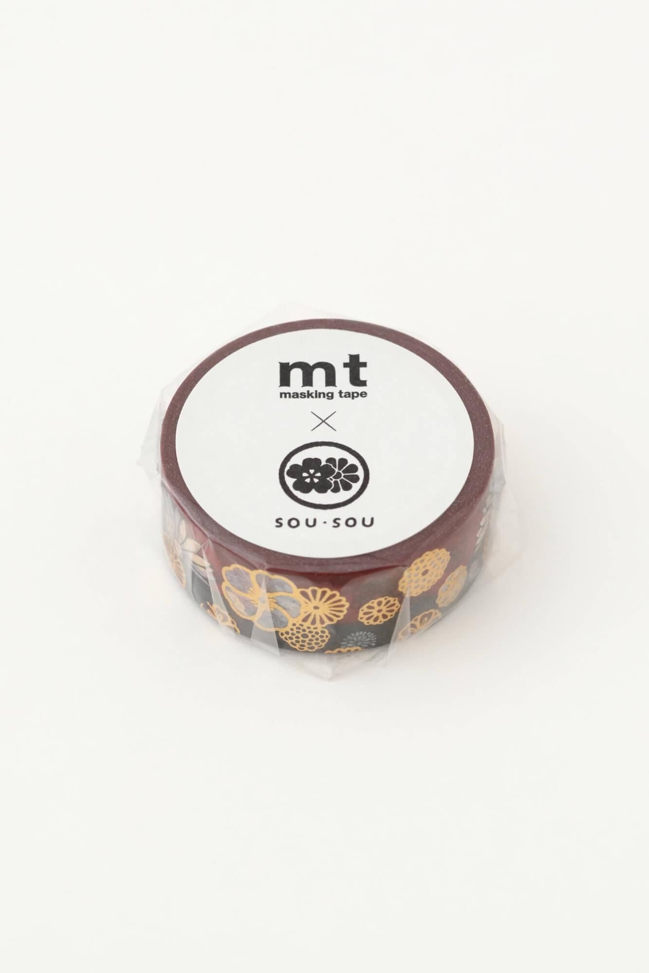 SOU・SOU×mt Textile Maste Folienprägung/Kinrandonsu [1,5 cm Breite]