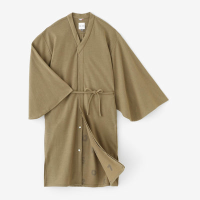 【net限定】カージー編 薙刀かり衣（なぎなたかりごろも） 細衿（さざれえり） 裏勝り（うらまさり）／狐色（きつねいろ）×SO-SU-U綾（あや）