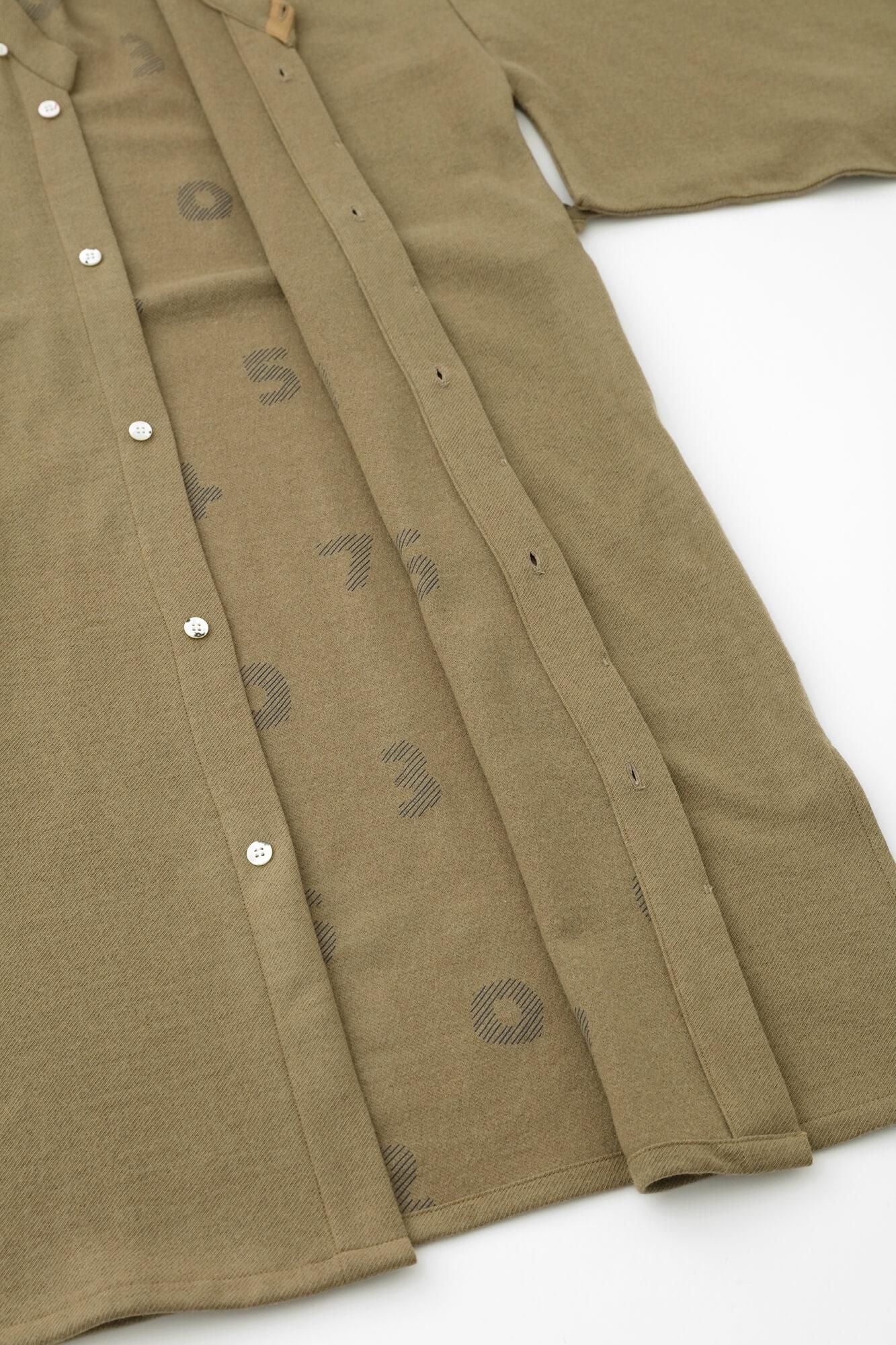 【net限定】カージー編 薙刀かり衣（なぎなたかりごろも） 細衿（さざれえり） 裏勝り（うらまさり）／狐色（きつねいろ）×SO-SU-U綾（あや）