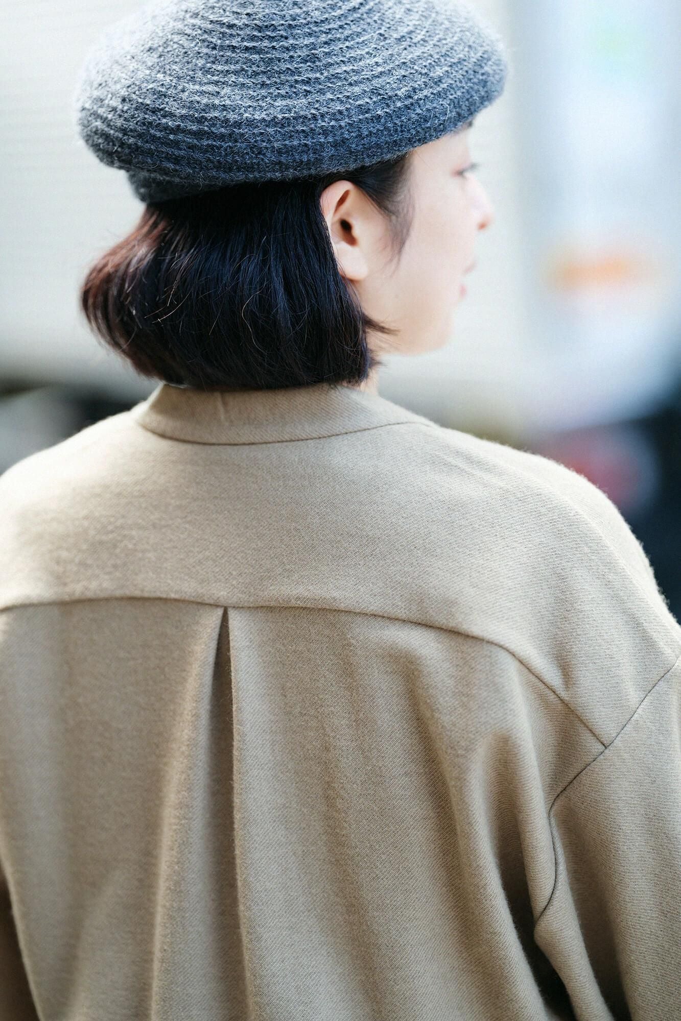 【net限定】カージー編 薙刀かり衣（なぎなたかりごろも） 細衿（さざれえり） 裏勝り（うらまさり）／狐色（きつねいろ）×SO-SU-U綾（あや）