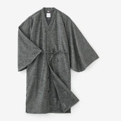 【net限定】カージー編 薙刀かり衣（なぎなたかりごろも） 細衿（さざれえり） 裏勝り（うらまさり）／杢灰（もくはい）×SO-SU-U綾（あや）