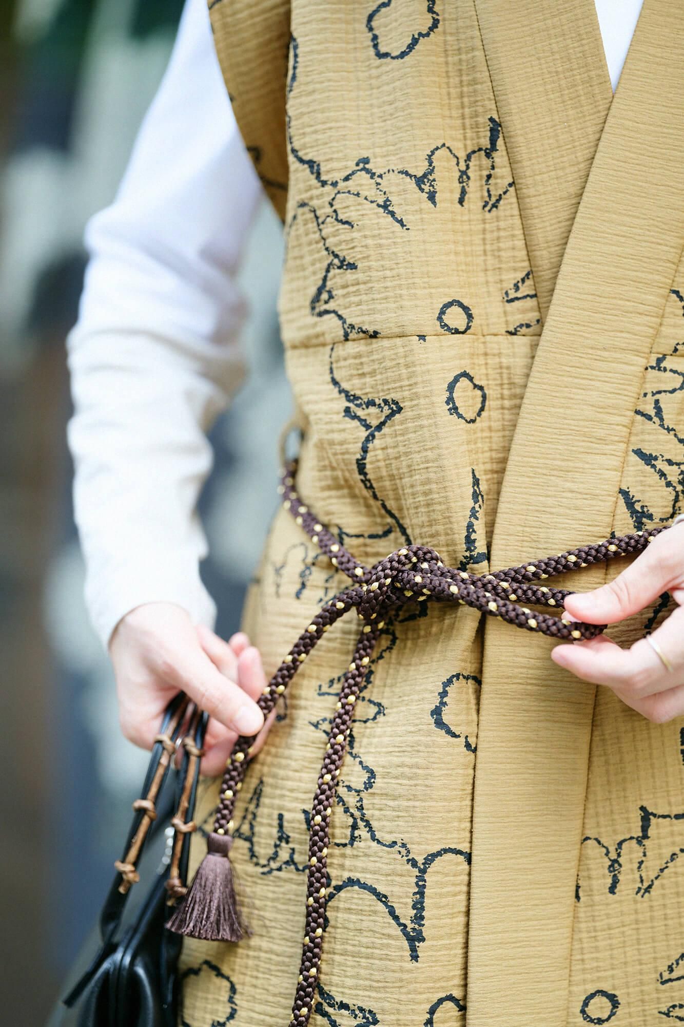 net限定】ふくれ織 鉦々衣（しょうじょうい） 肩上げ（かたあげ