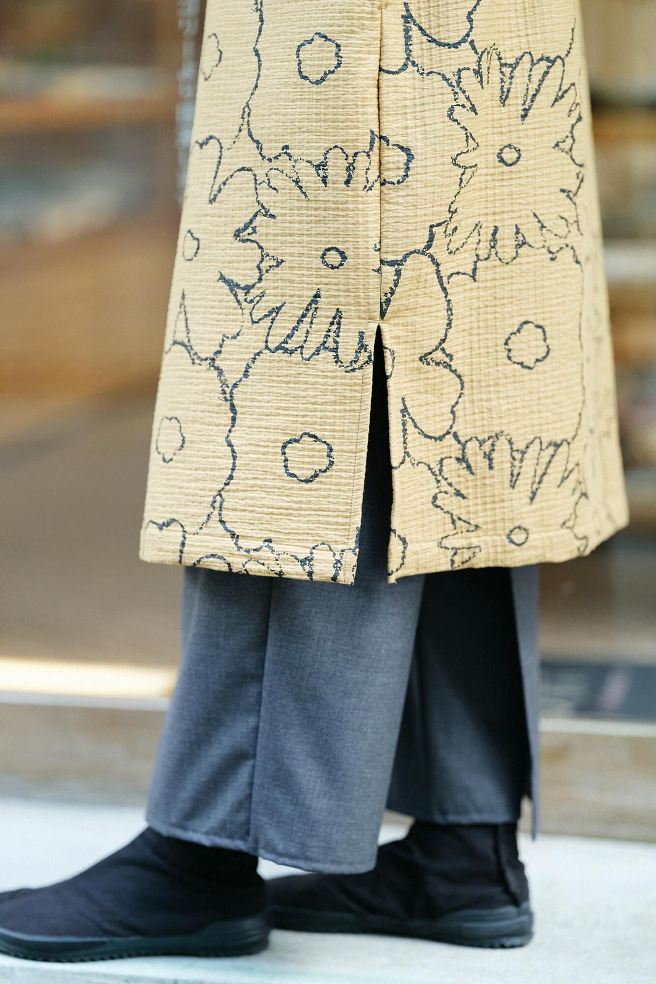 【online한정】후쿠레오리 쇼조우이 카타아게(Katage)/오오라카낙서 노란색의 잎 색상