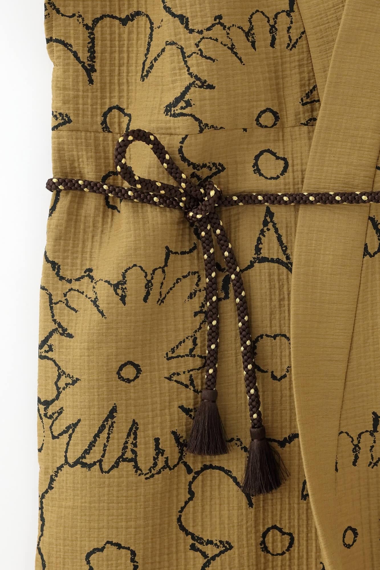 【online한정】후쿠레오리 쇼조우이 카타아게(Katage)/오오라카낙서 노란색의 잎 색상