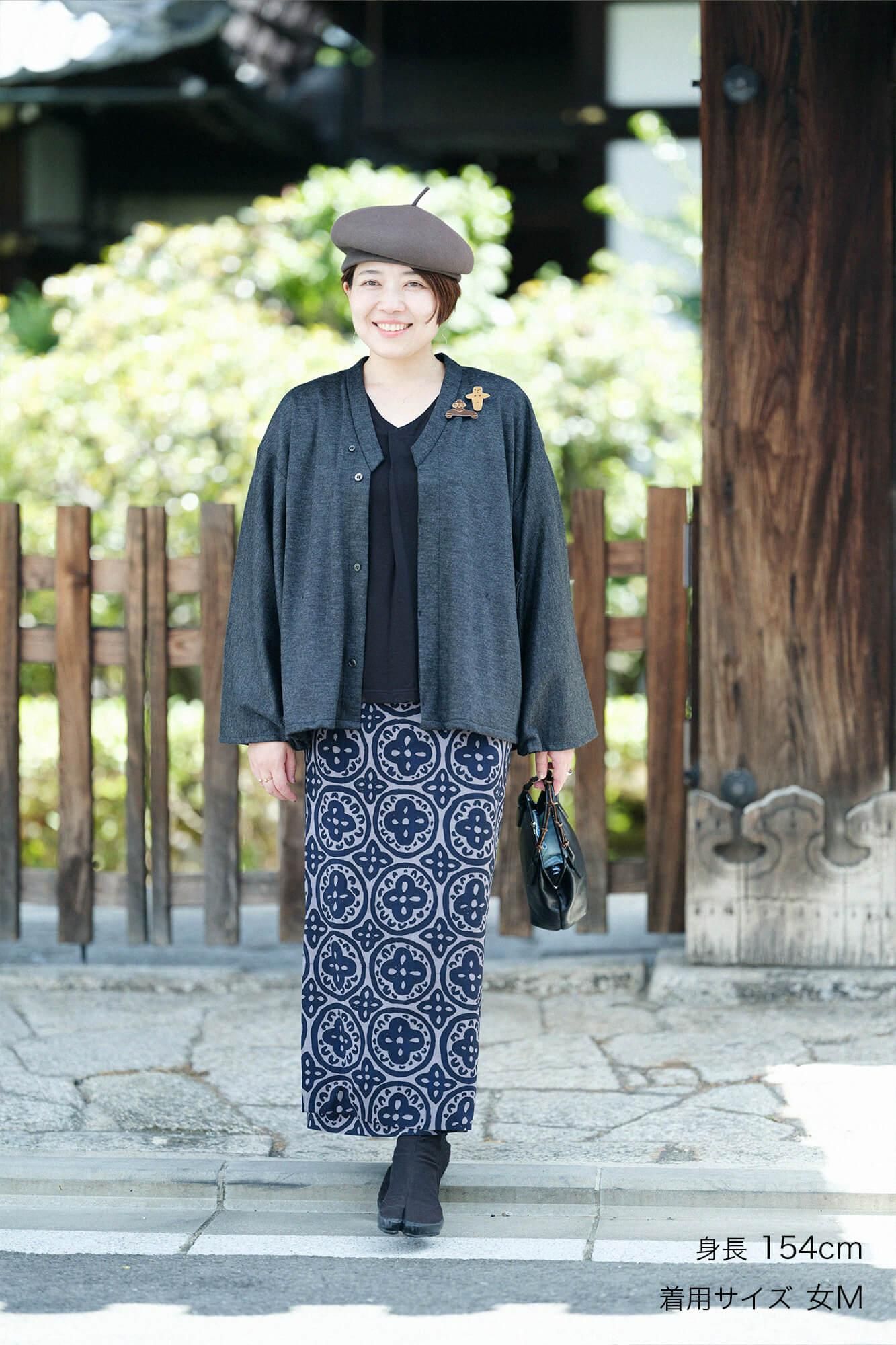 【net限定】モスリン こしき／つなぎ花紋（かもん）