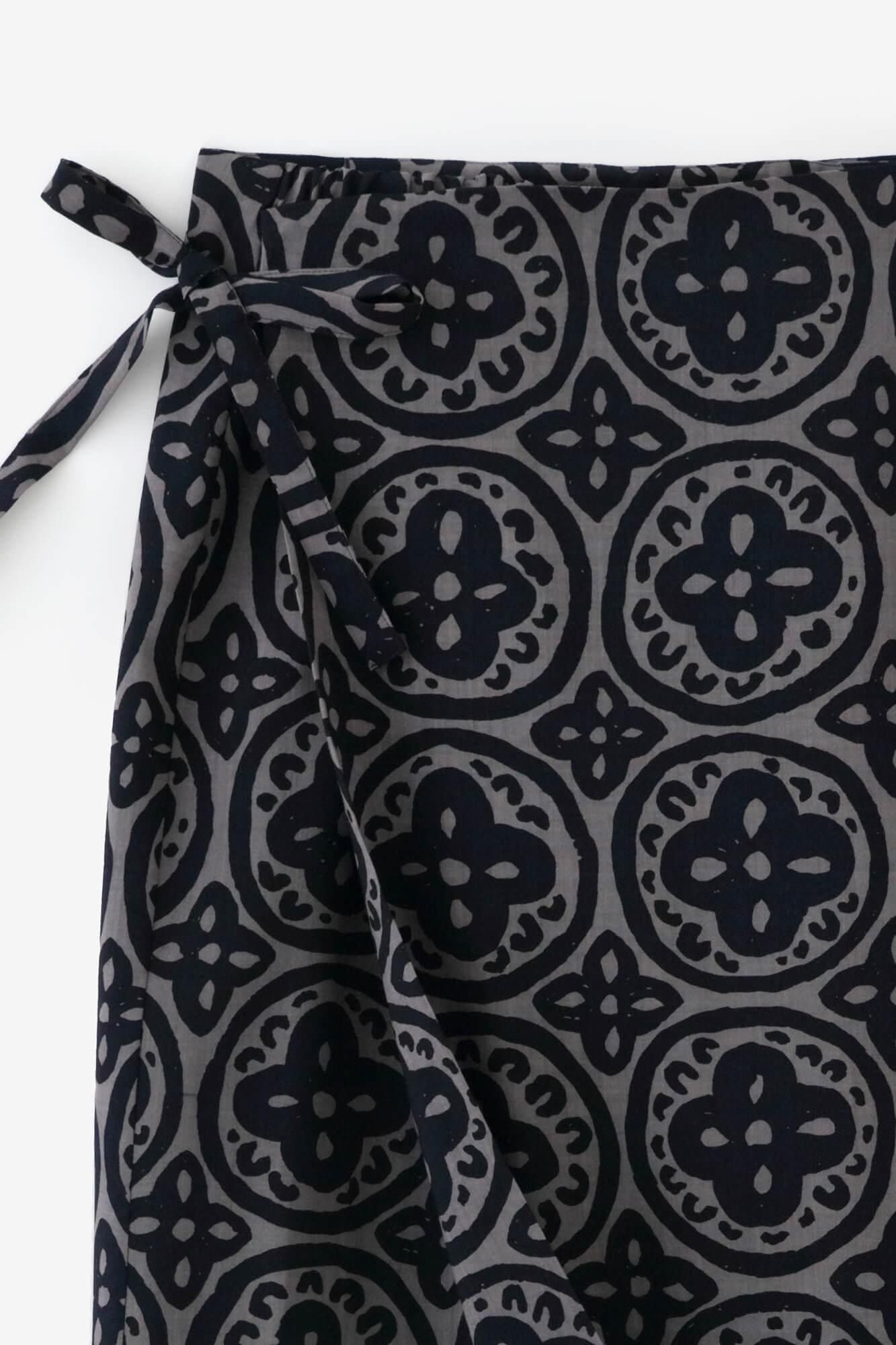 【net限定】モスリン こしき／つなぎ花紋（かもん）