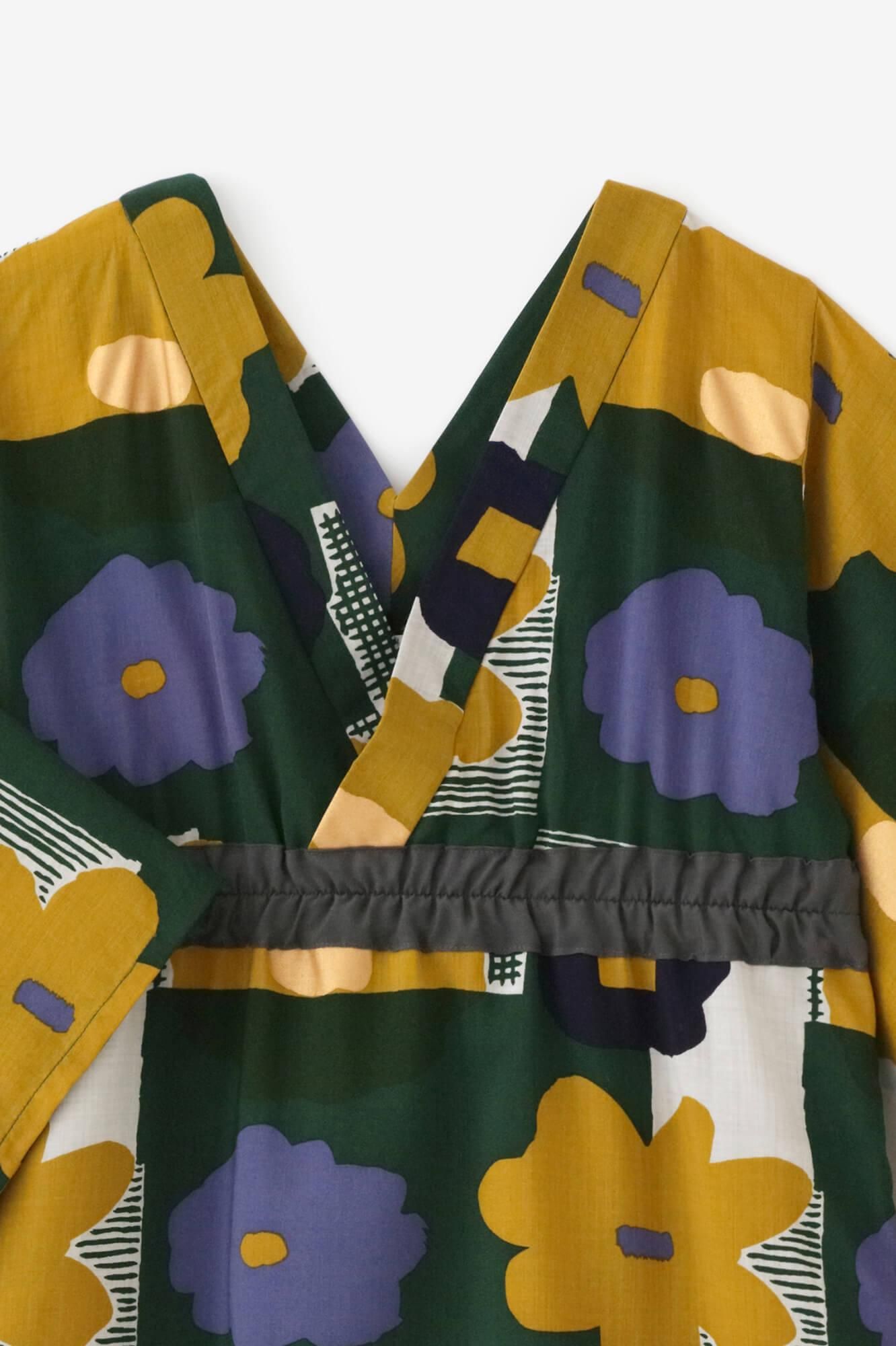 【online한정】모슬린 미타테 원피스／오시바나