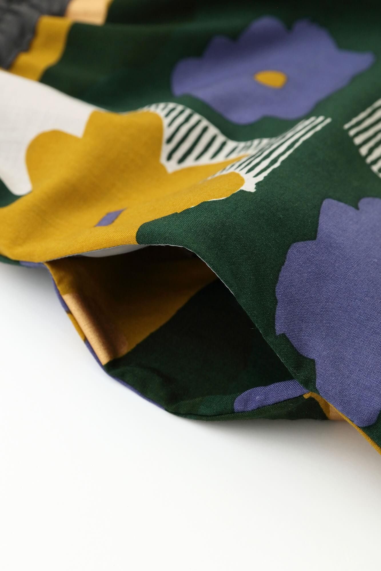 【online한정】모슬린 미타테 원피스／오시바나