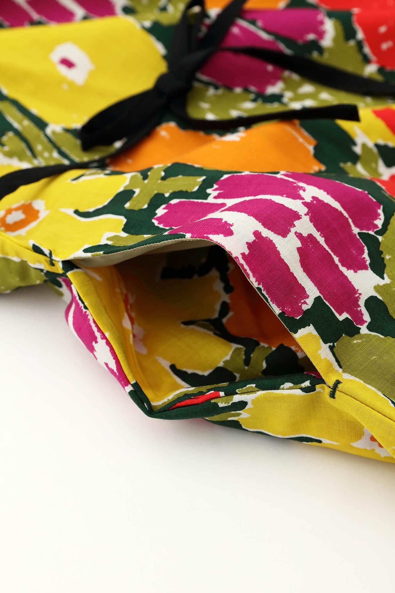 모슬린 직사각형 원피스(초호케이) /나카요시