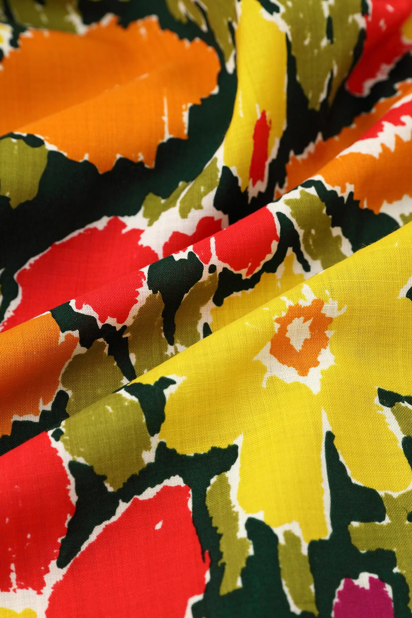 모슬린 직사각형 원피스(초호케이) /나카요시