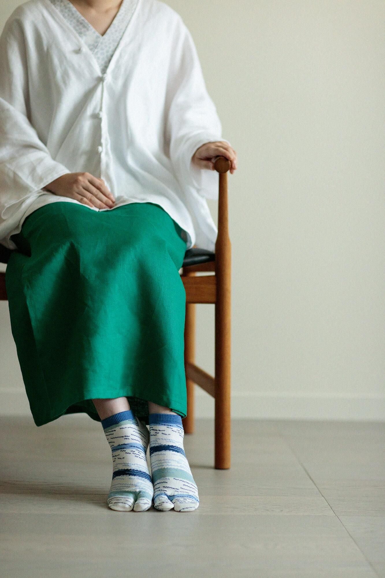 足袋下（踝丈）／涼風至（すずかぜいたる） 【男・女性用】