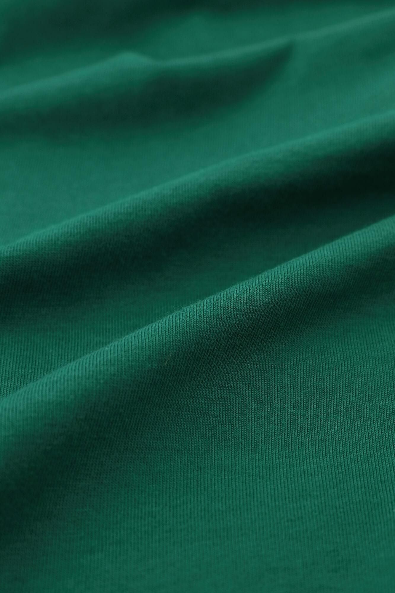 V領上衣 長袖／深綠色