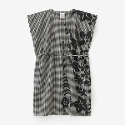 [Nur im Internet verfügbar] Kammgarn (Somo) Rechteckiges Gewand/Wildblumen und Leerraum (Yohaku)