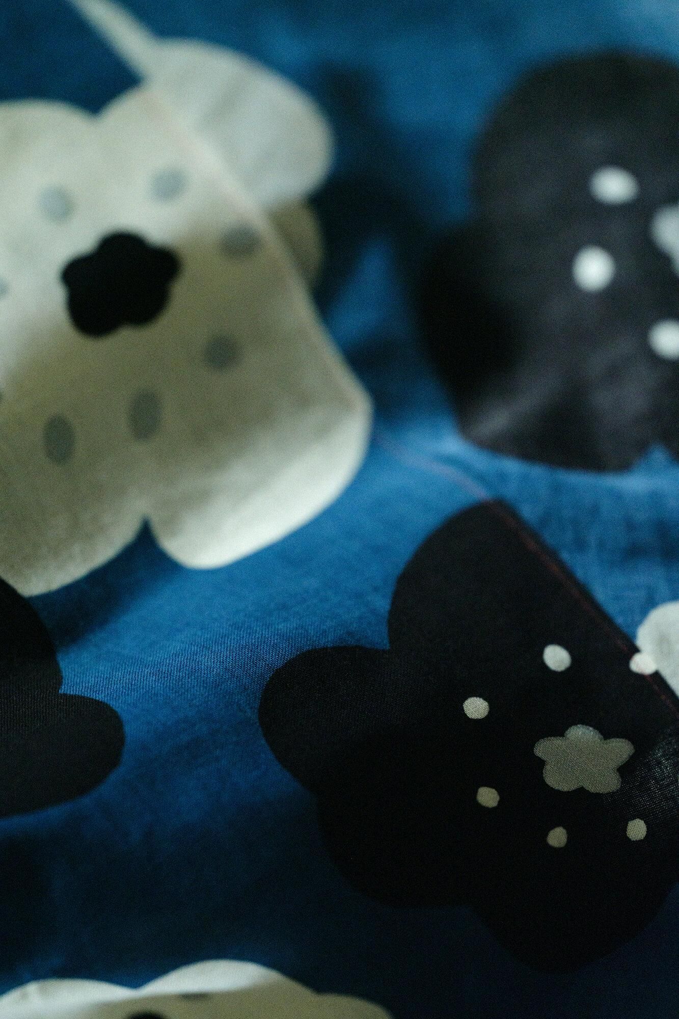 伊勢木棉 圍巾／微笑 淺藍色