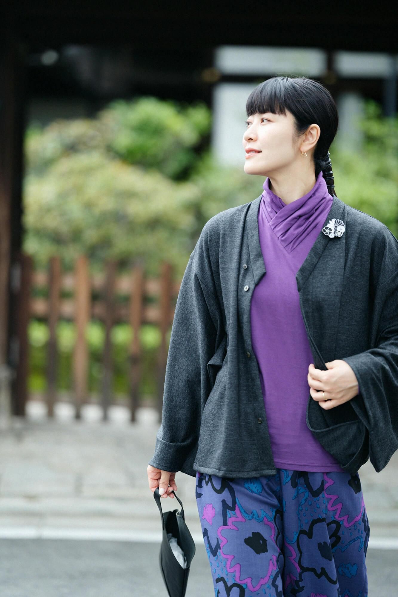 ウサくん専用紫かがったグレー地　宝尽くし柄　金駒刺繍に薪糊チラシ金彩　袷訪問着 ウサくん専用紫かがったグレー地 宝尽くし柄 金駒刺繍に薪糊チラシ金彩