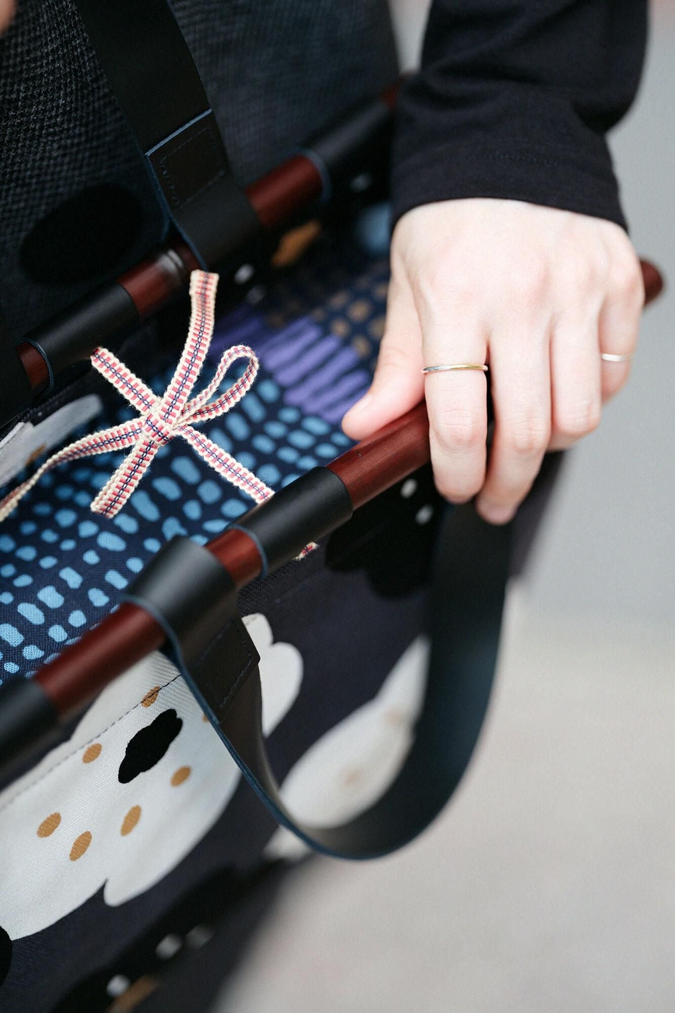 道行小筥（みちゆきこばこ） 染竹（そめだけ） 大／ほほえみ