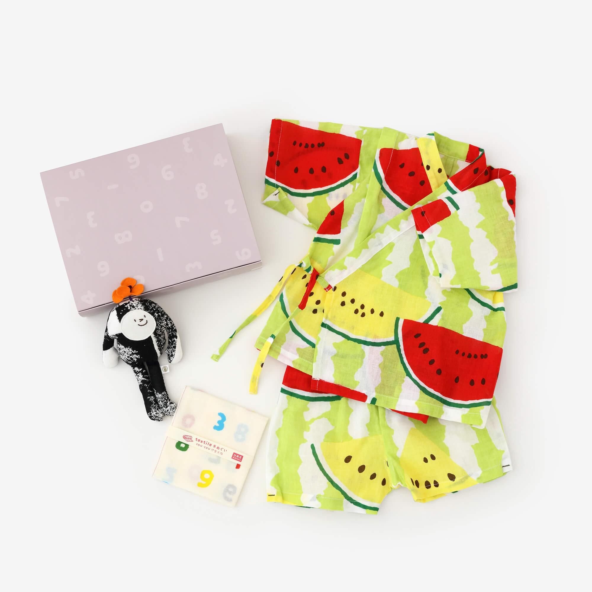●【贈箱入り】じんべいセット／すいか