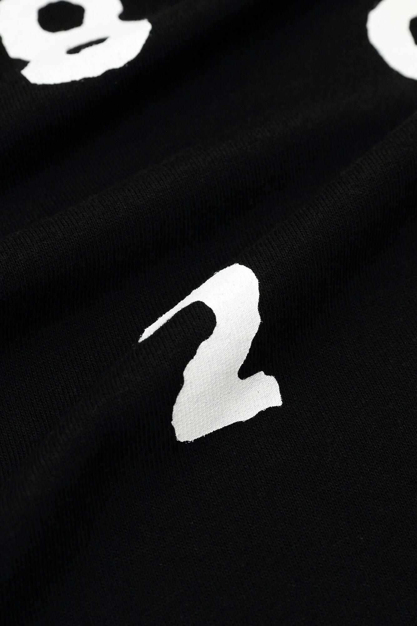 SO-SU-U长袖T恤[5.6]/黑色X白色