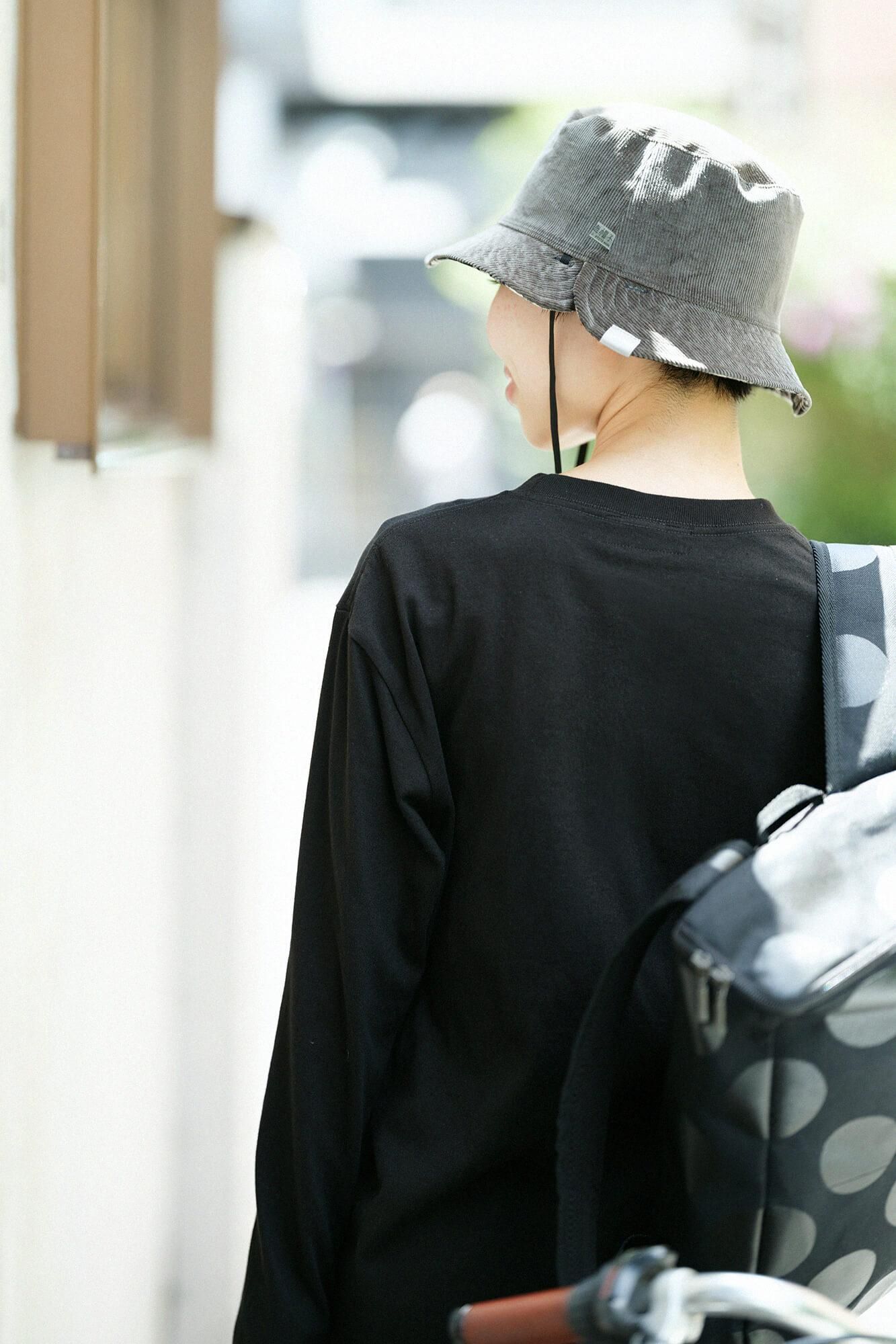 SO-SU-U长袖T恤[5.6]/黑色X白色