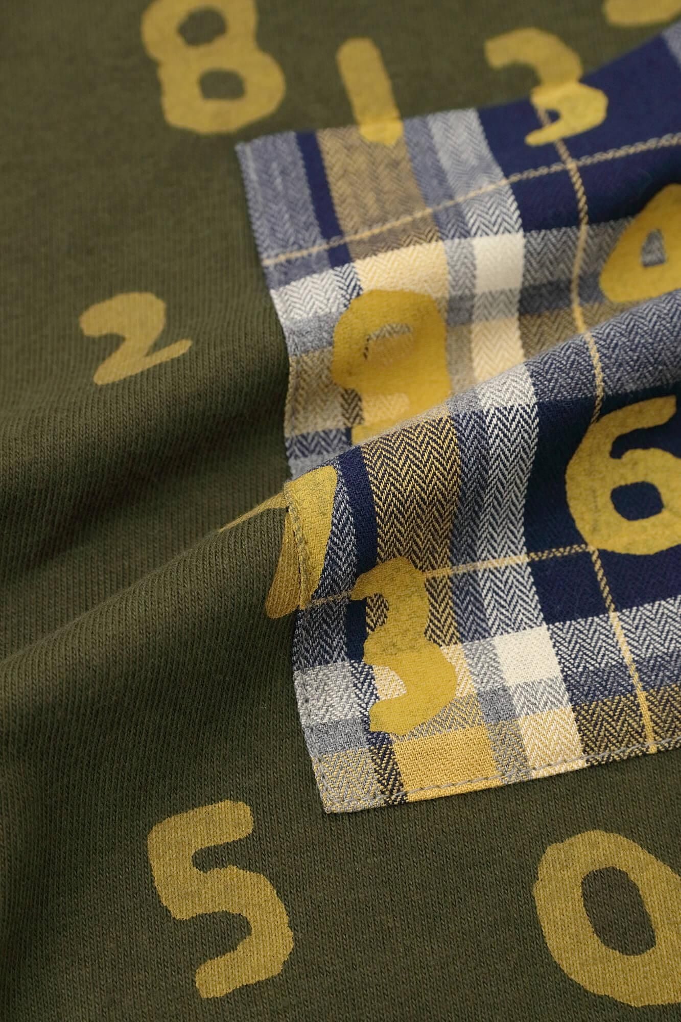 긴 소매 포켓 T셔츠[5.6]/다크 올리브 xSO-SU-U콘