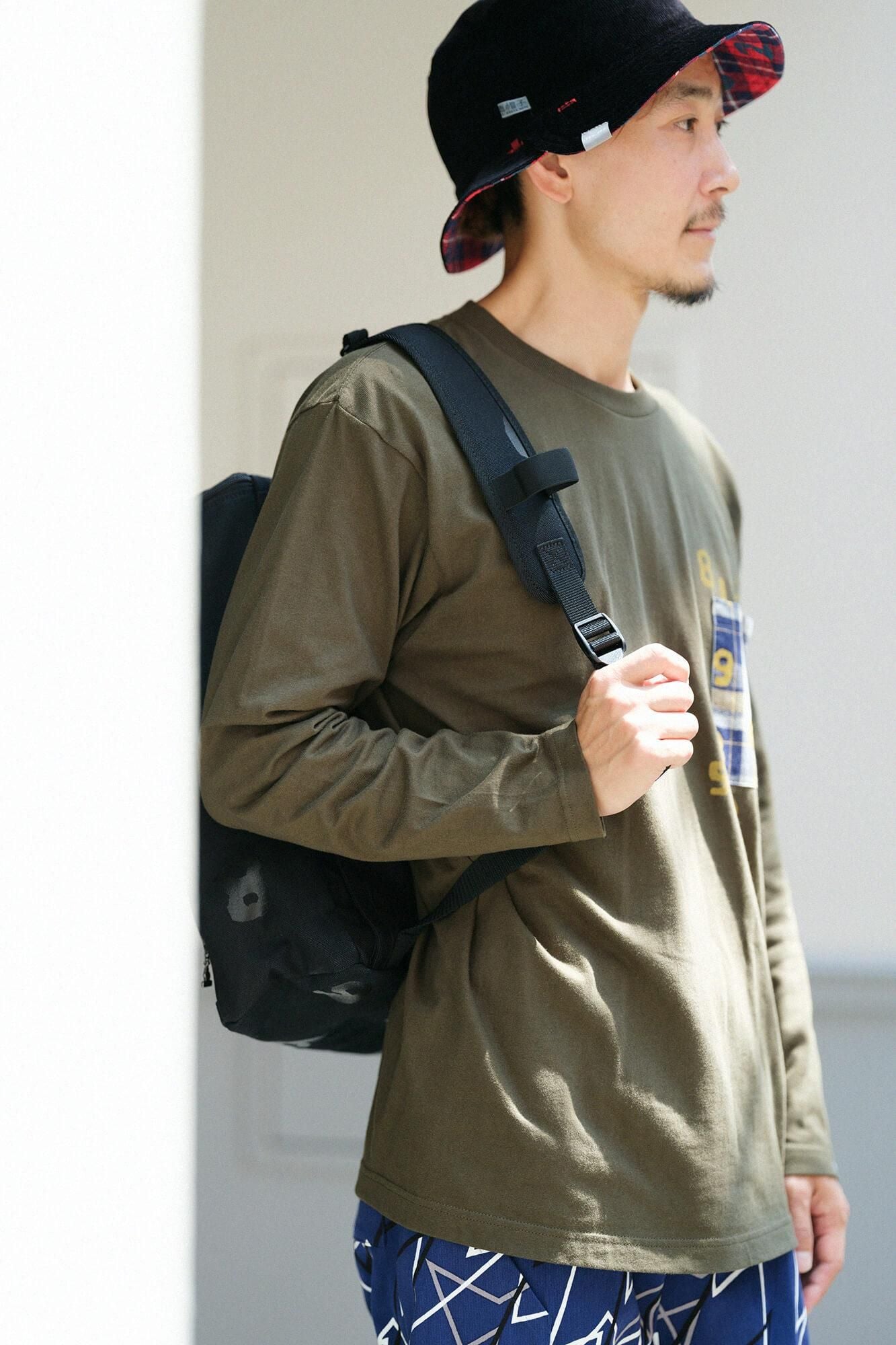 긴 소매 포켓 T셔츠[5.6]/다크 올리브 xSO-SU-U콘