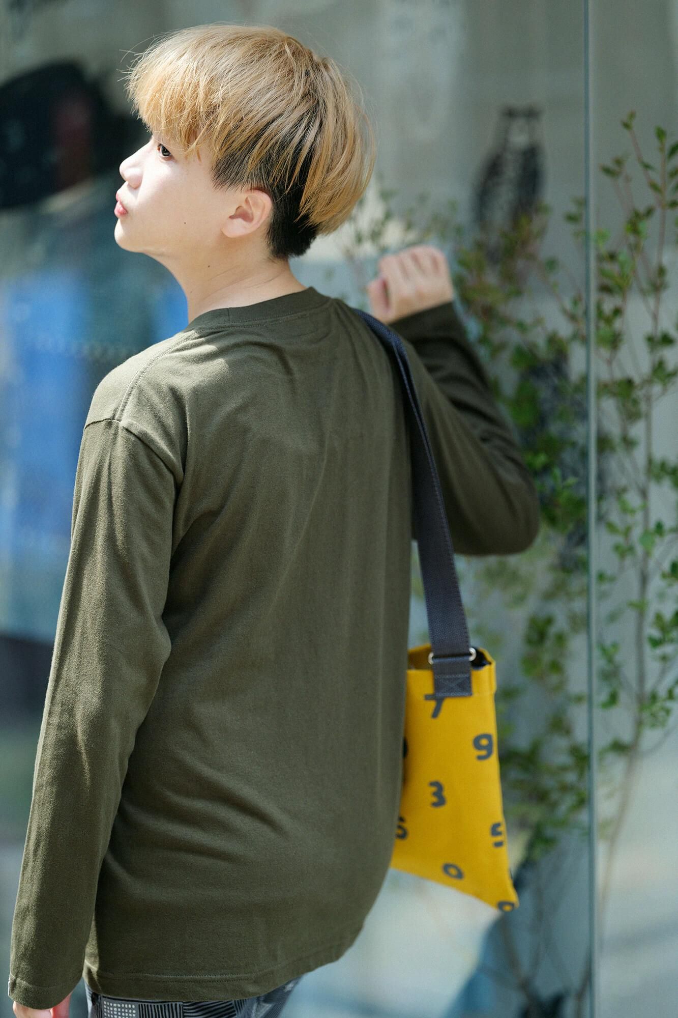 긴 소매 포켓 T셔츠[5.6]/다크 올리브 xSO-SU-U콘