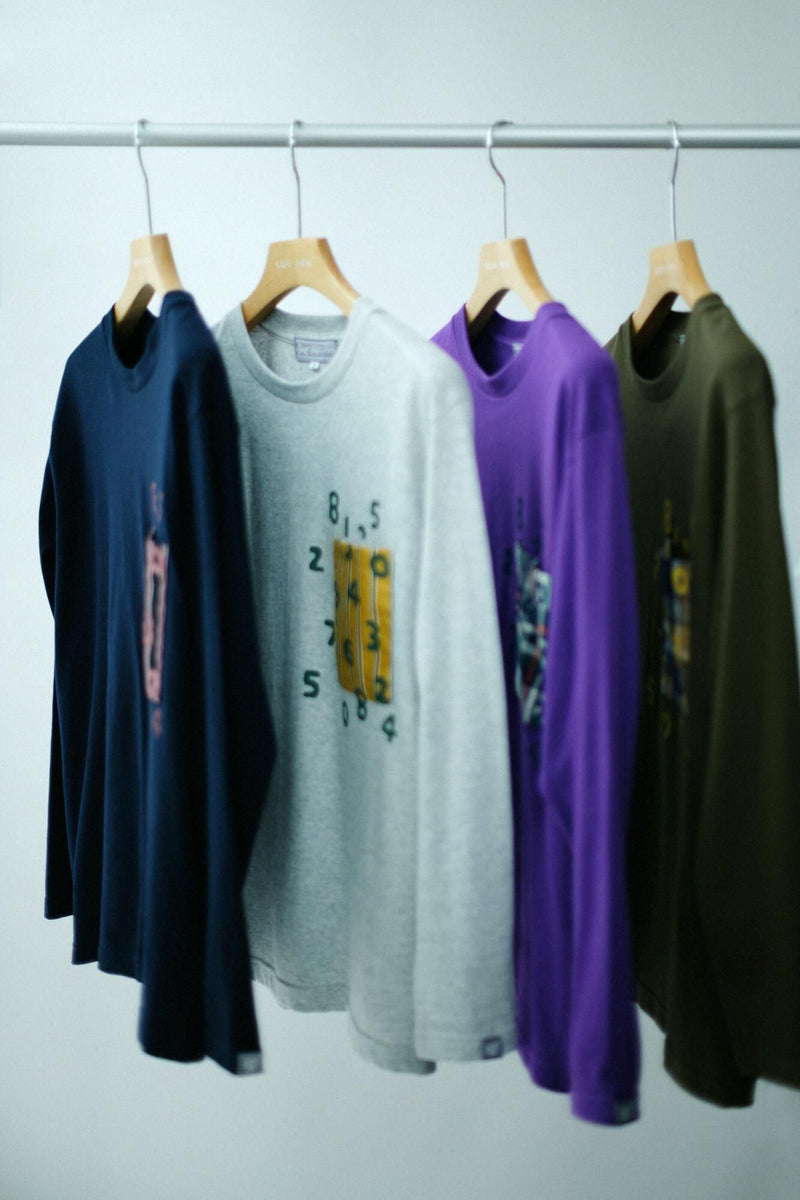 เสื้อยืดแขนยาวแบบมีกระเป๋า 