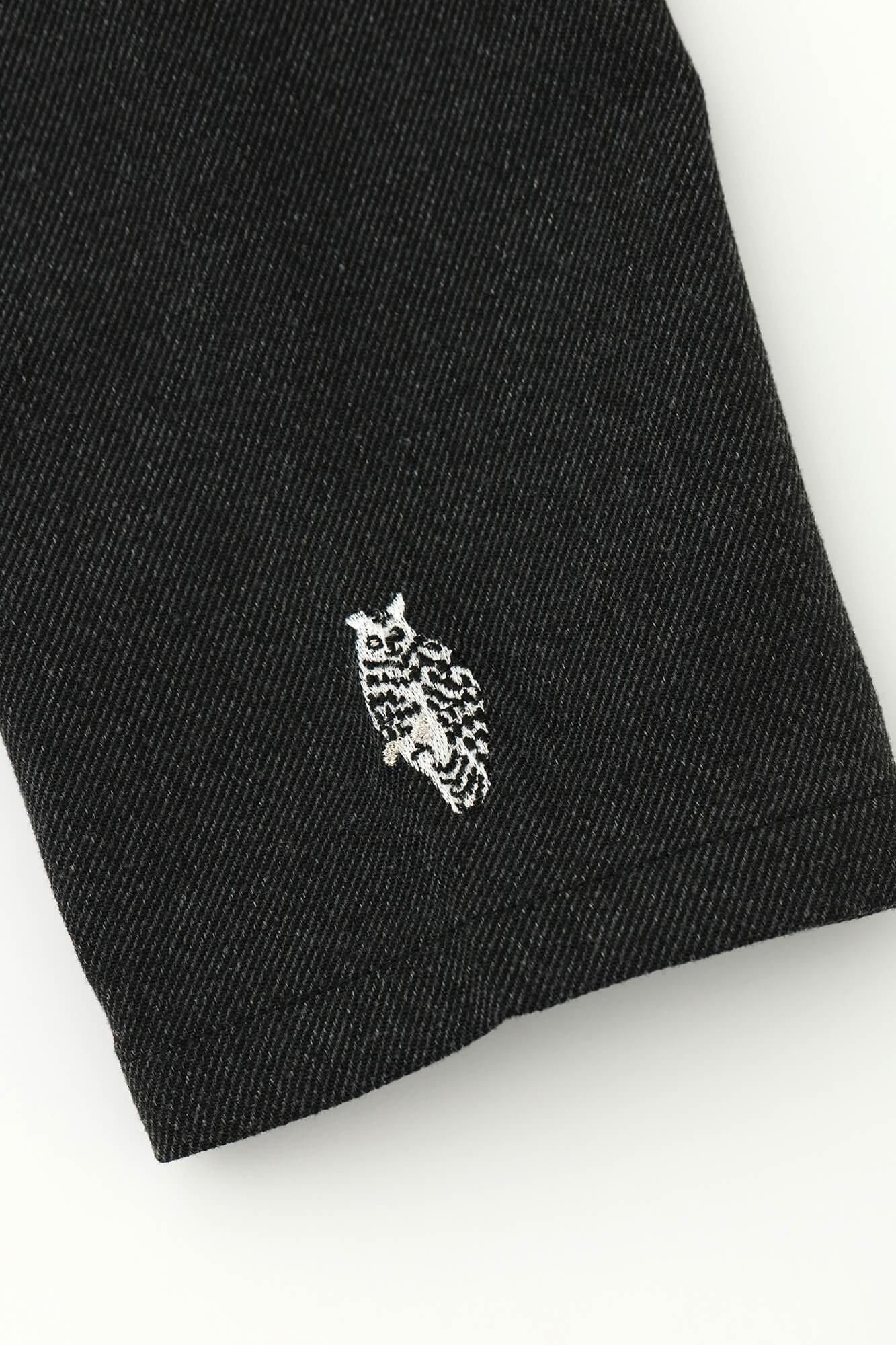 Twill Weave W.L.P. Long Sleeve Tunic／/ Iron Black