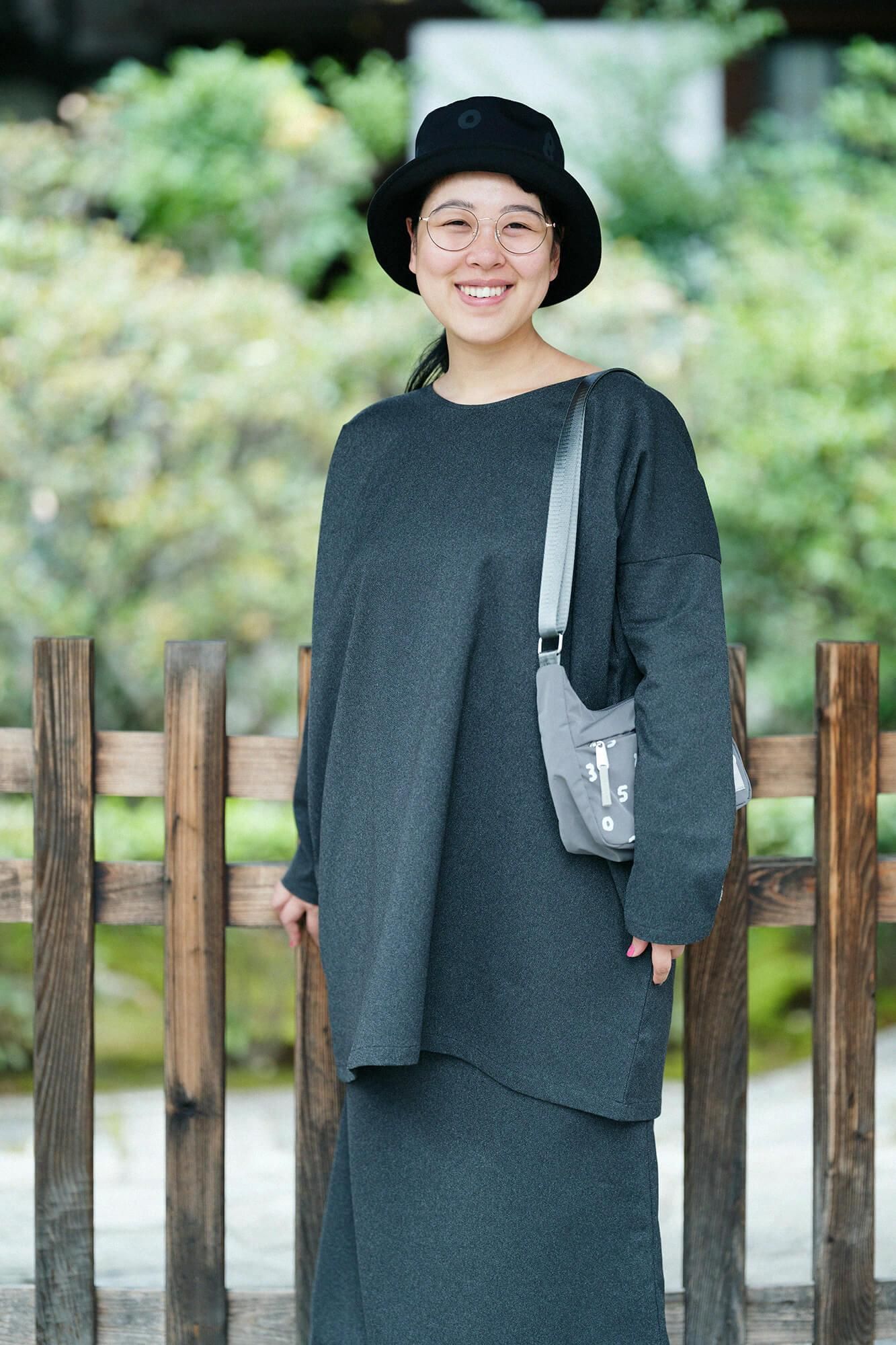 Twill Weave W.L.P. Long Sleeve Tunic／/ Iron Black