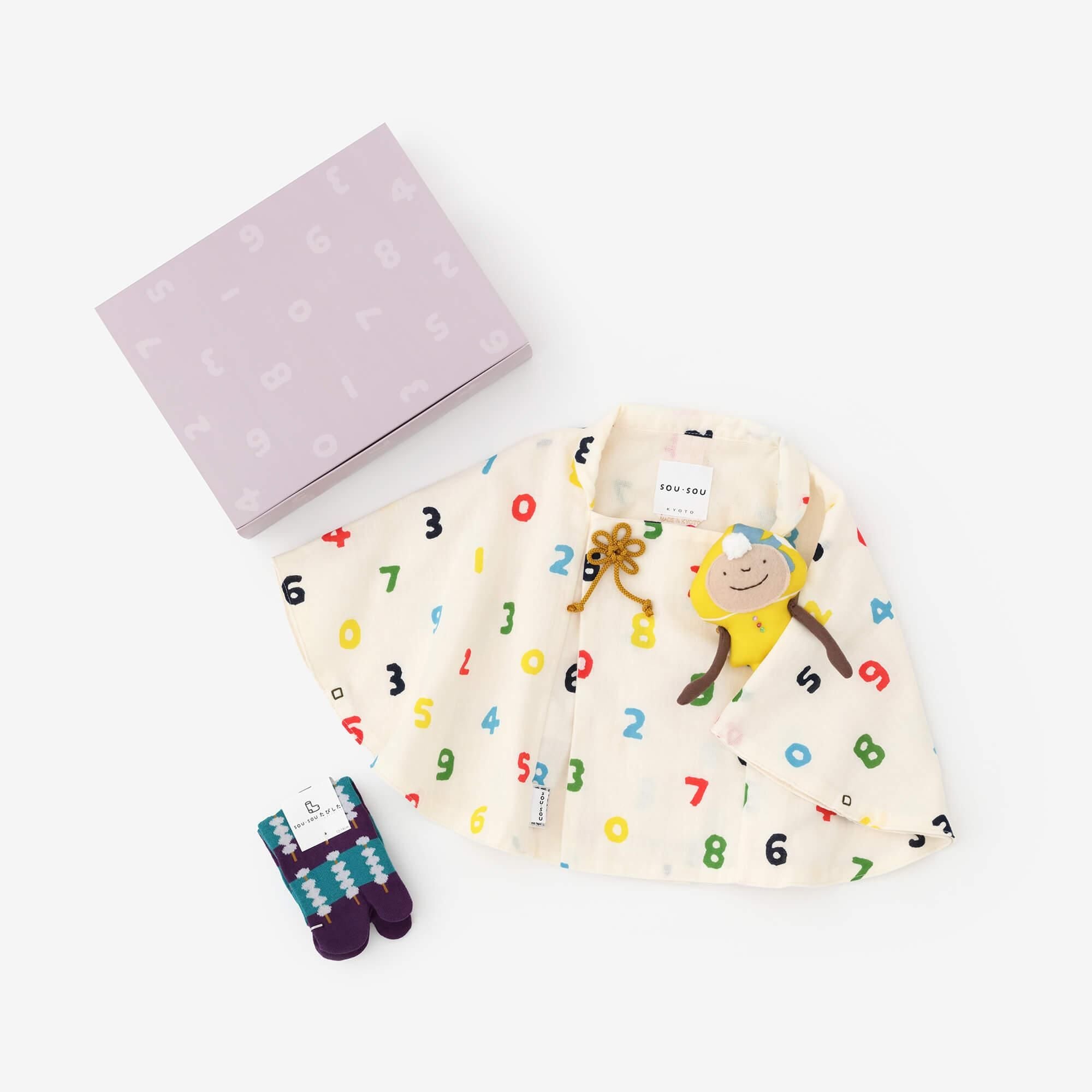 ●【贈箱入り】ポンチョひふセット／そすう ごしき