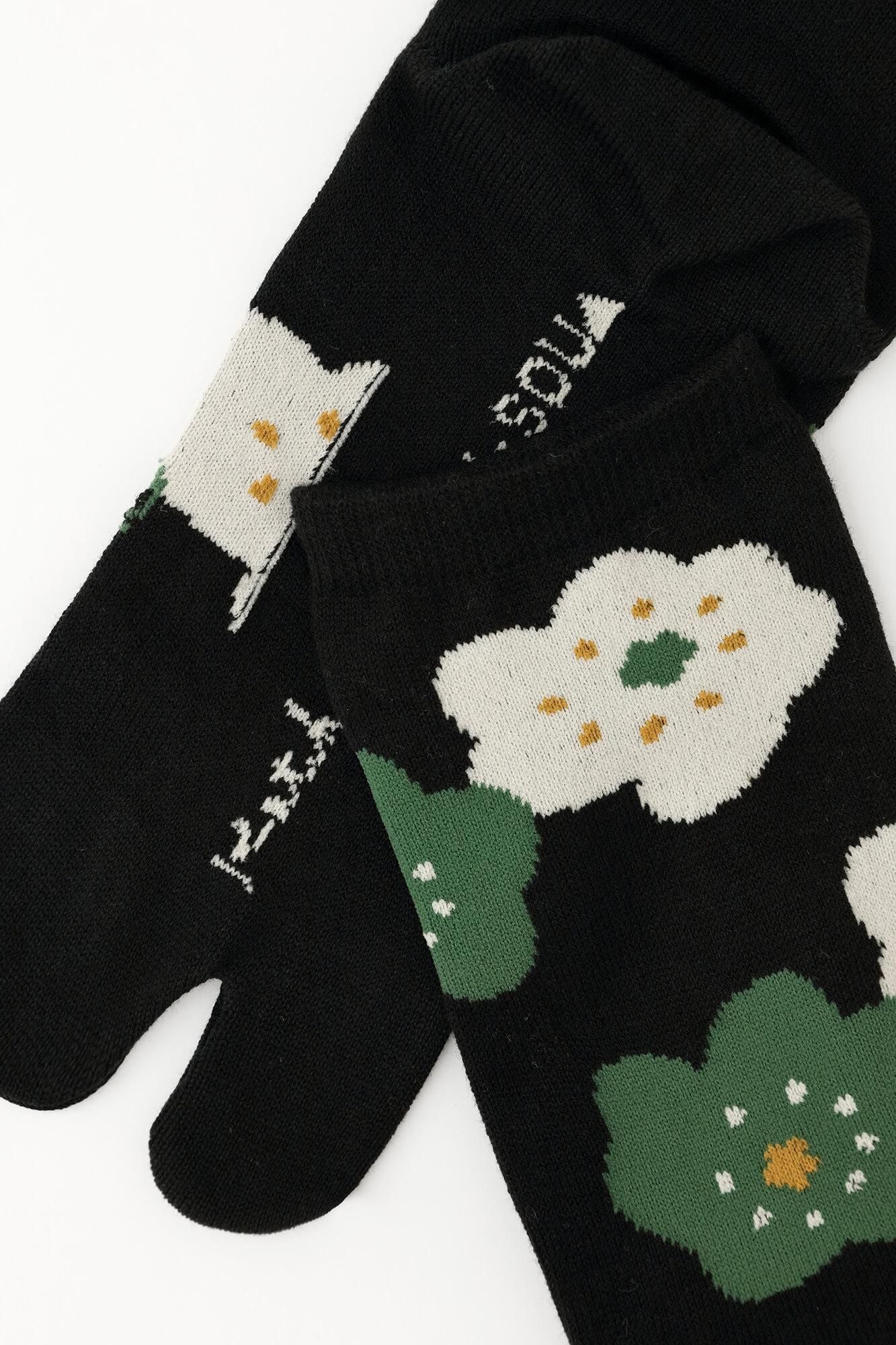 Tabi Socks (Mid-calf)／Smile Black【Women Size Only】