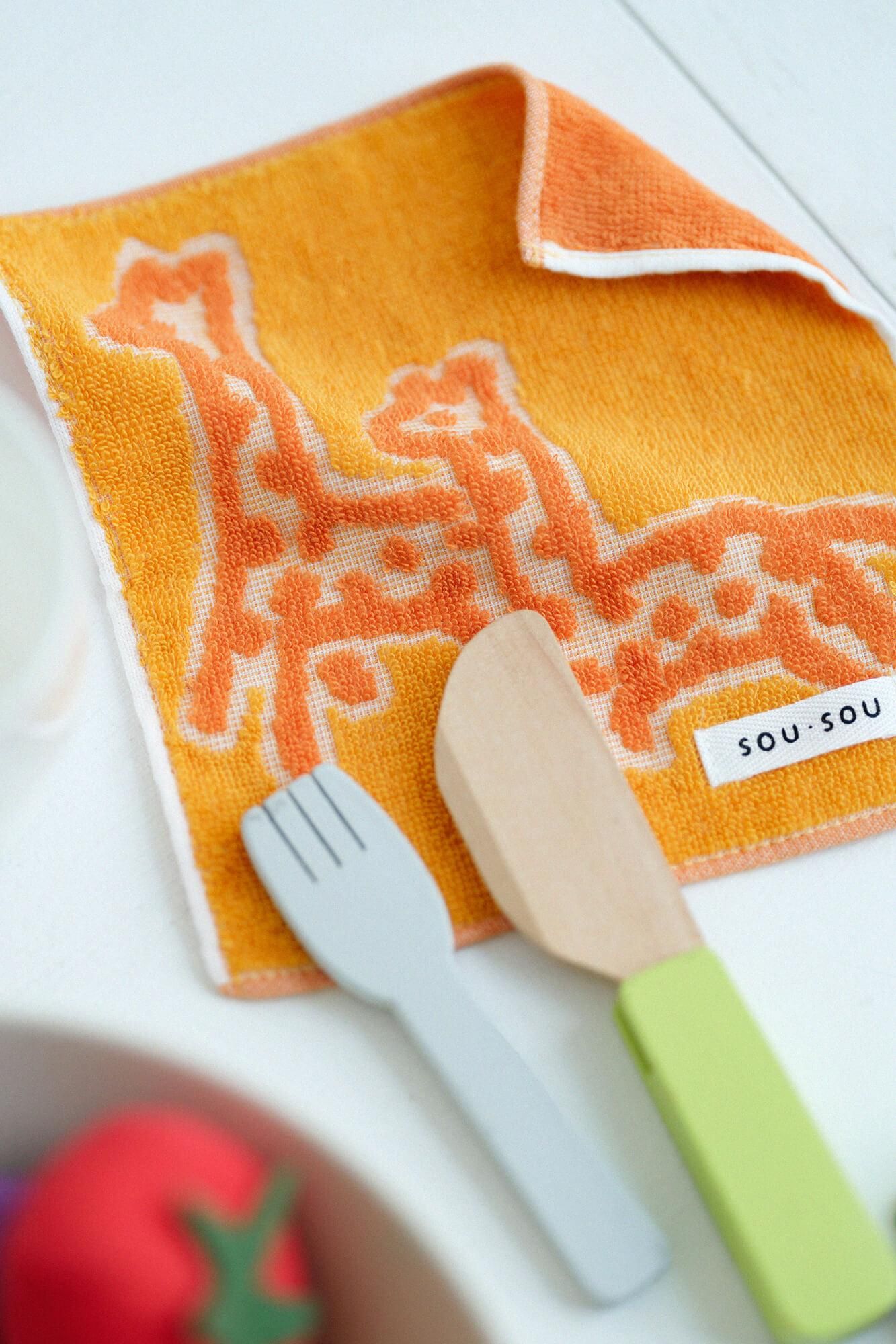 SOU・SOU×Marushin Mini Towel / Giraffe