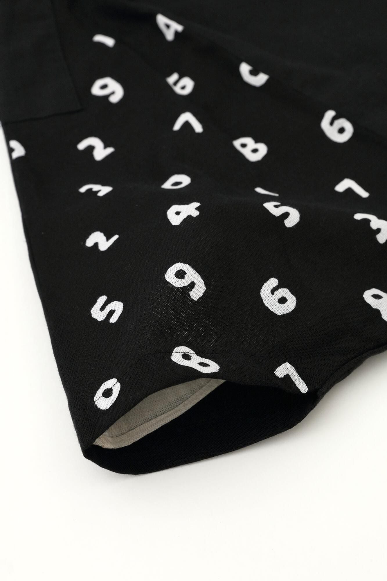 ●伊勢木棉 富士飛鼠褲／黑色x SO-SU-U十數 黑色