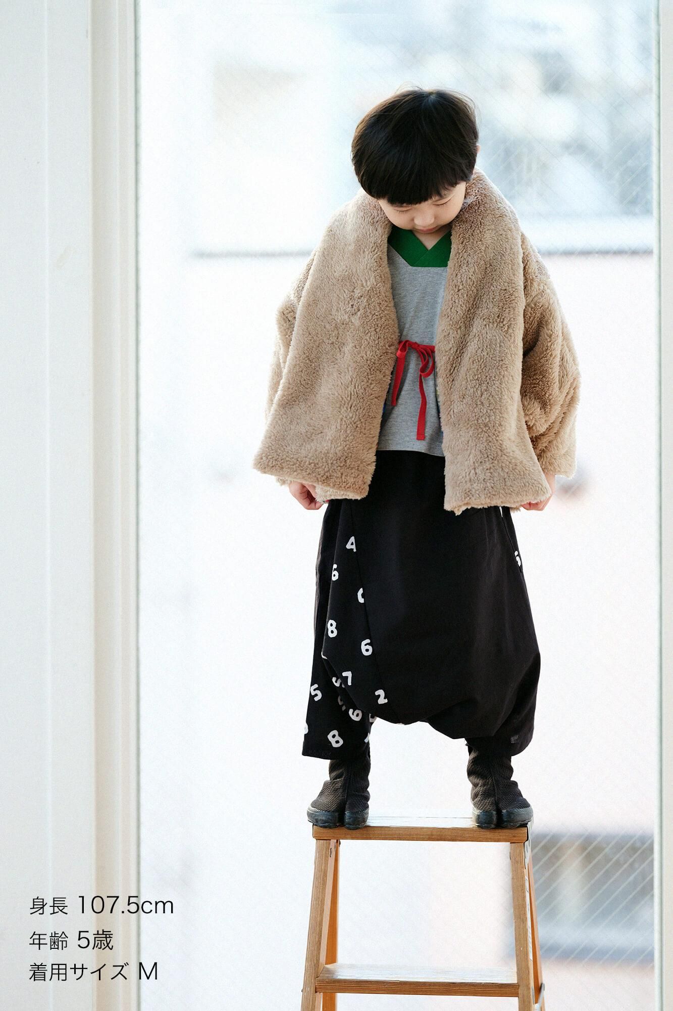 ●伊勢木棉 富士飛鼠褲／黑色x SO-SU-U十數 黑色