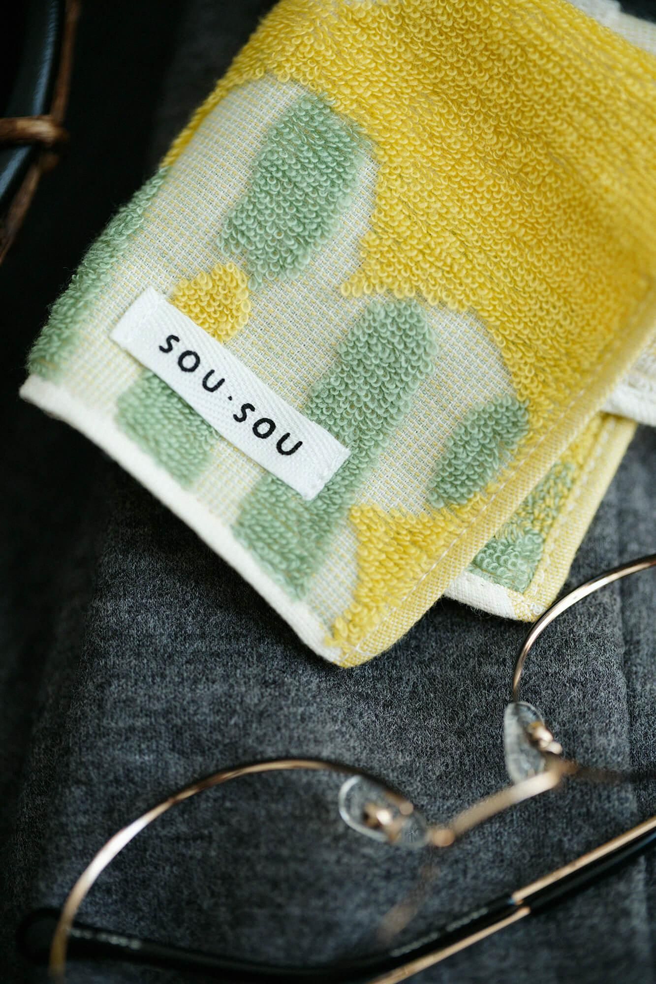 SOU・SOU×丸眞迷你毛巾／綻放