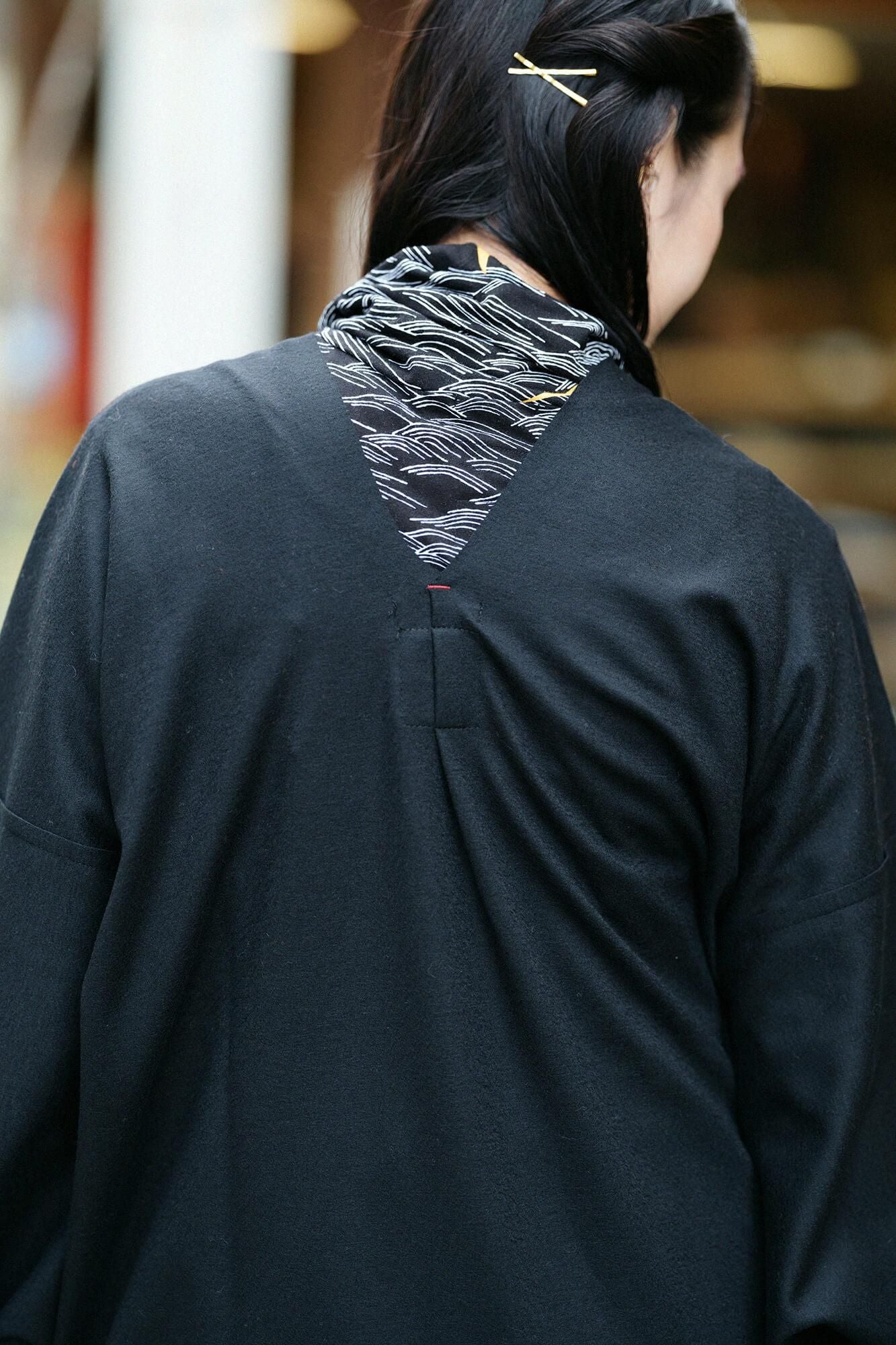 【net限定】衿巻ジバン／雷鳴（らいめい）