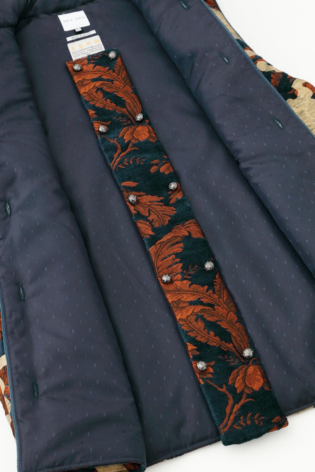 net限定20%OFF】ジャカール 別珍（べっちん） 陣羽織（じんばおり