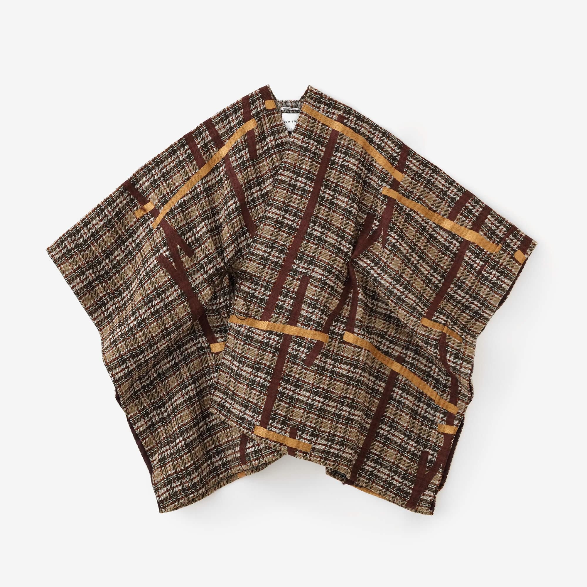 [Disponible uniquement sur le net] Tweed Tissage sergé Kisaragi / Cerf-volant et marges Treillis constitutionnel