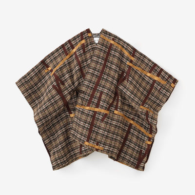 【net限定】ツイード 綾織（あやおり） きさらぎ／鳶（とび）と余白（よはく） 憲法格子（けんぽうごうし）