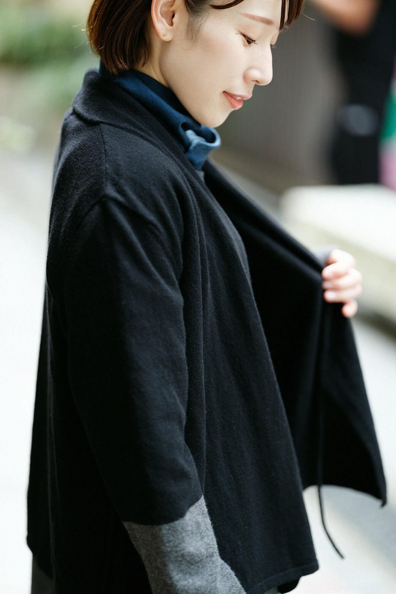 [Reservierung]SOU・SOU×ALPHA Cashmere Anderer Ärmelkragen/Nureba Migoro (*Versand voraussichtlich um den 25. November)