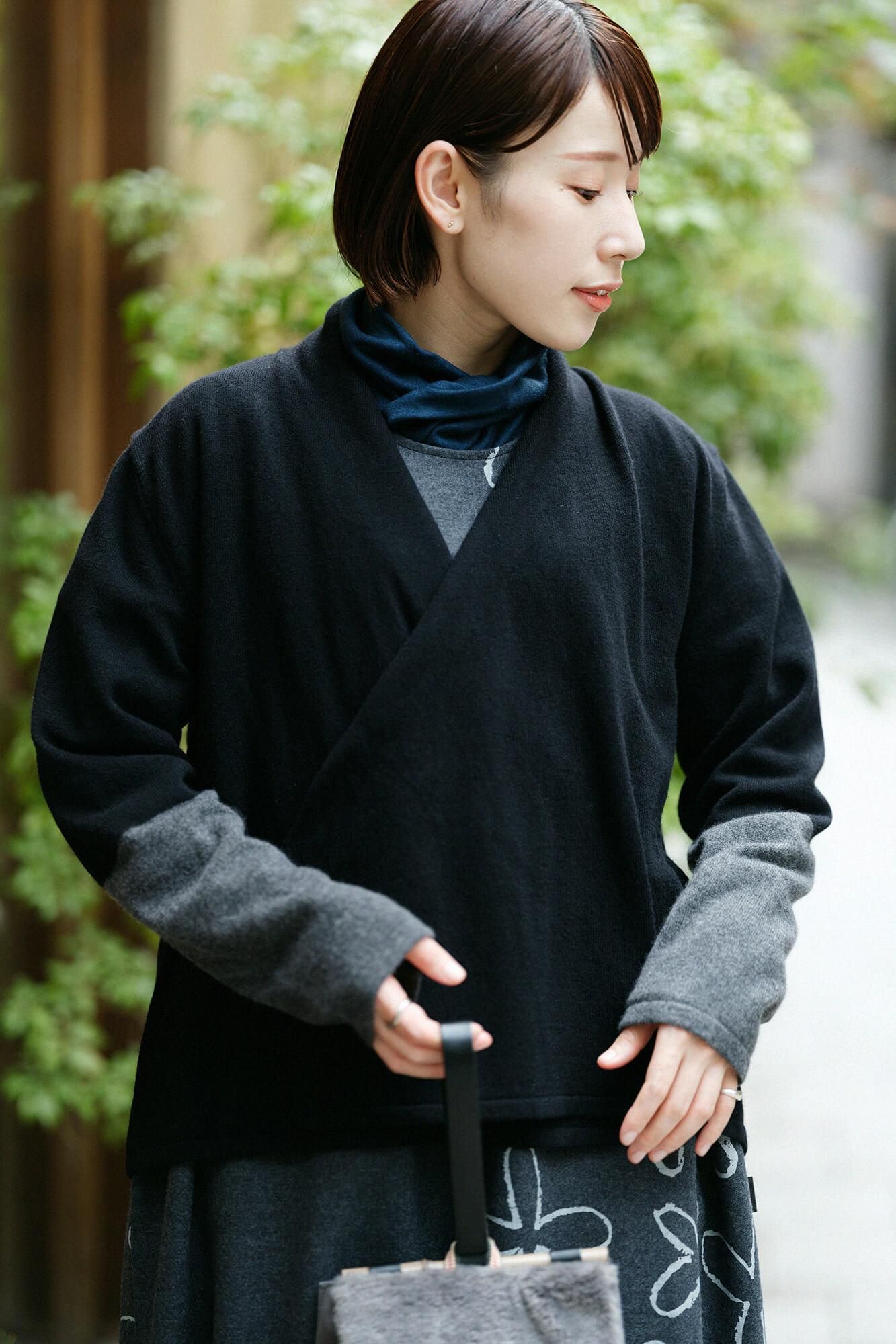 [Reservierung]SOU・SOU×ALPHA Cashmere Anderer Ärmelkragen/Nureba Migoro (*Versand voraussichtlich um den 25. November)