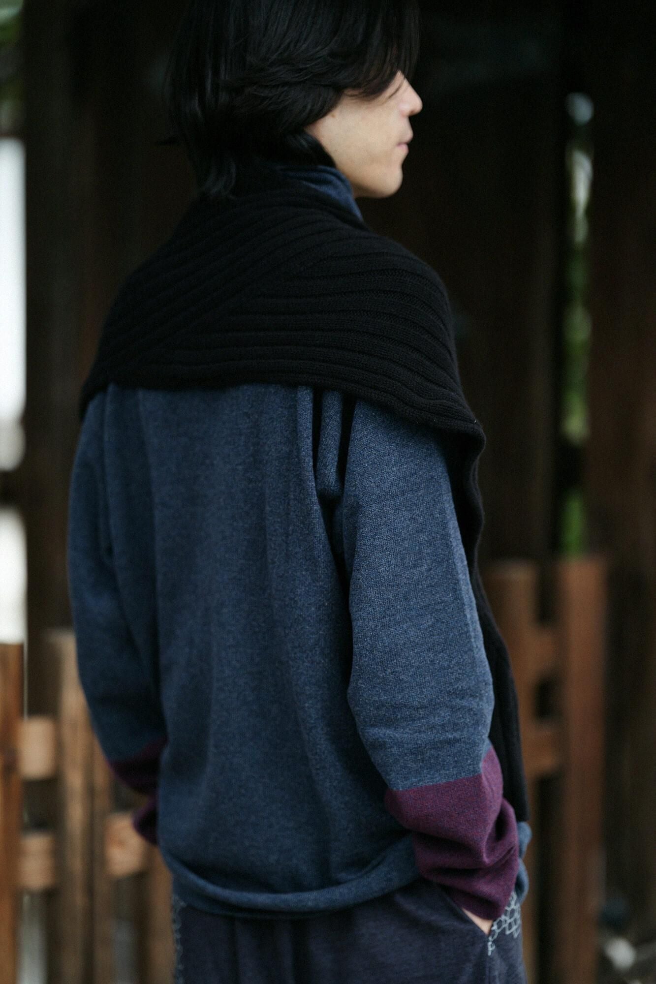 [预约]SOU・SOU×ALPHA Cashmere Karesansui / Nubairo（*预定11月25日左右发货）