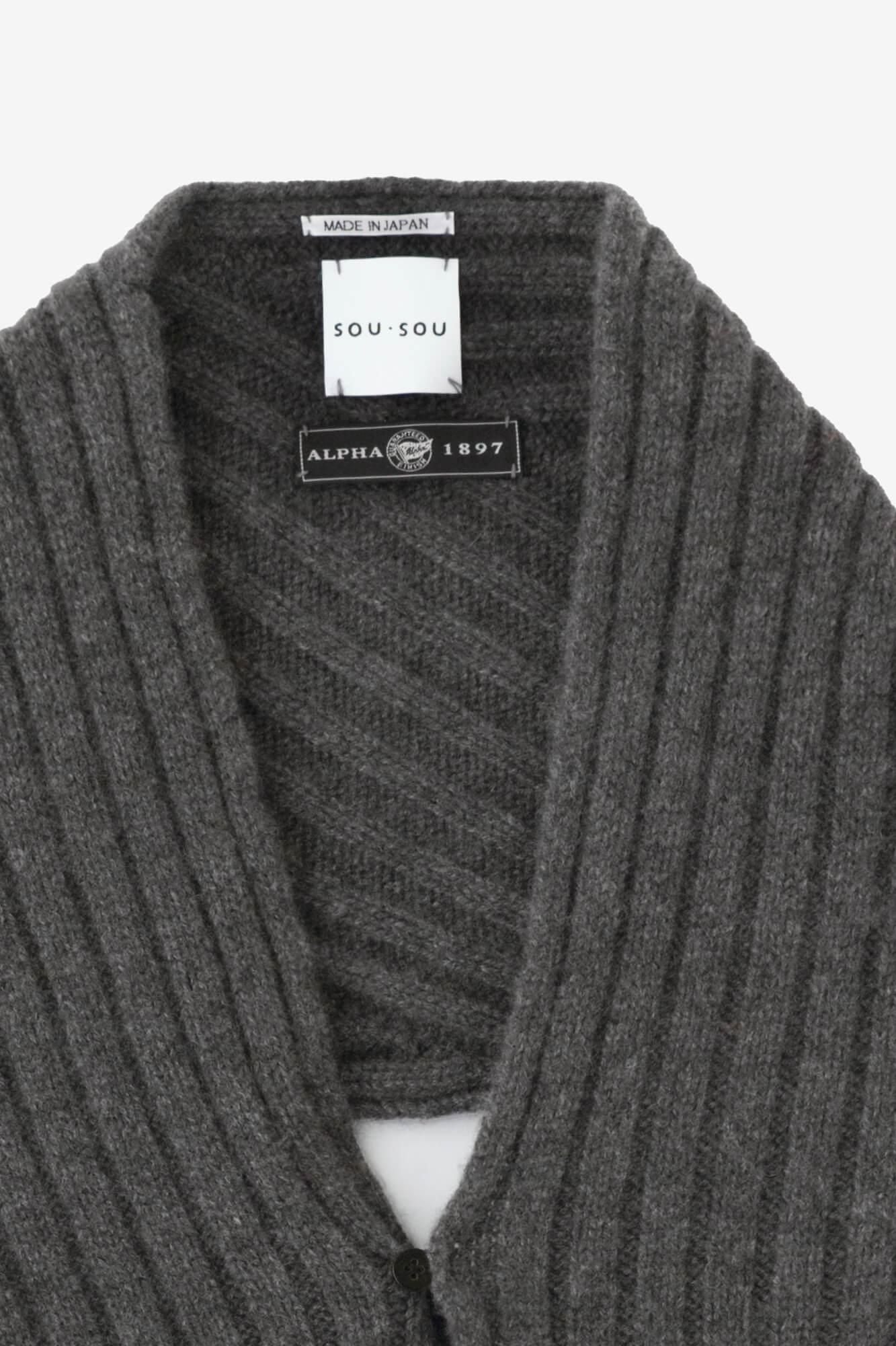 [预约]SOU・SOU×ALPHA Cashmere Karesansui/Dark Ash（*预计11月25日左右发货）