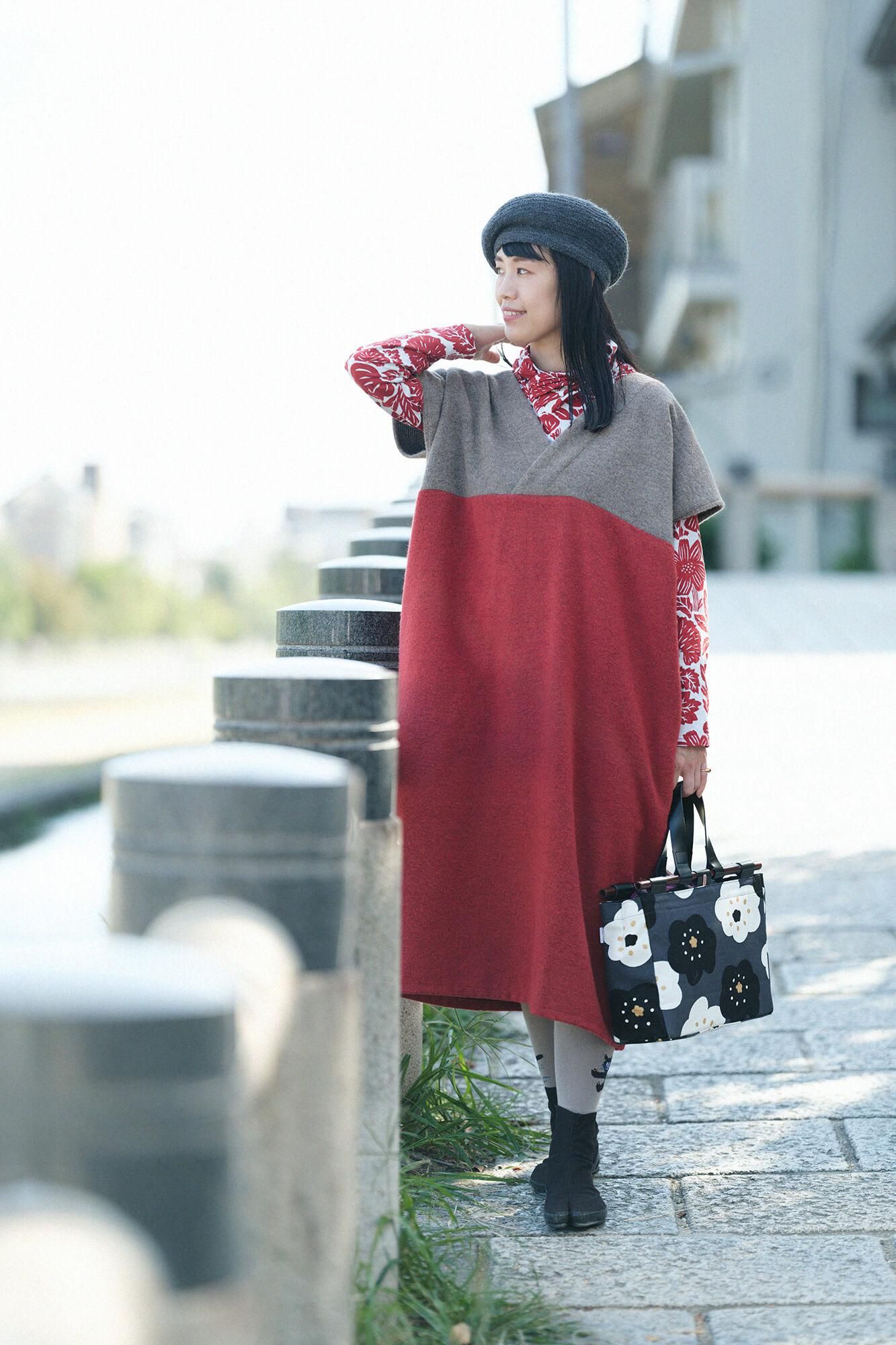 Tabi Tights／Cat Light Greyish Brown